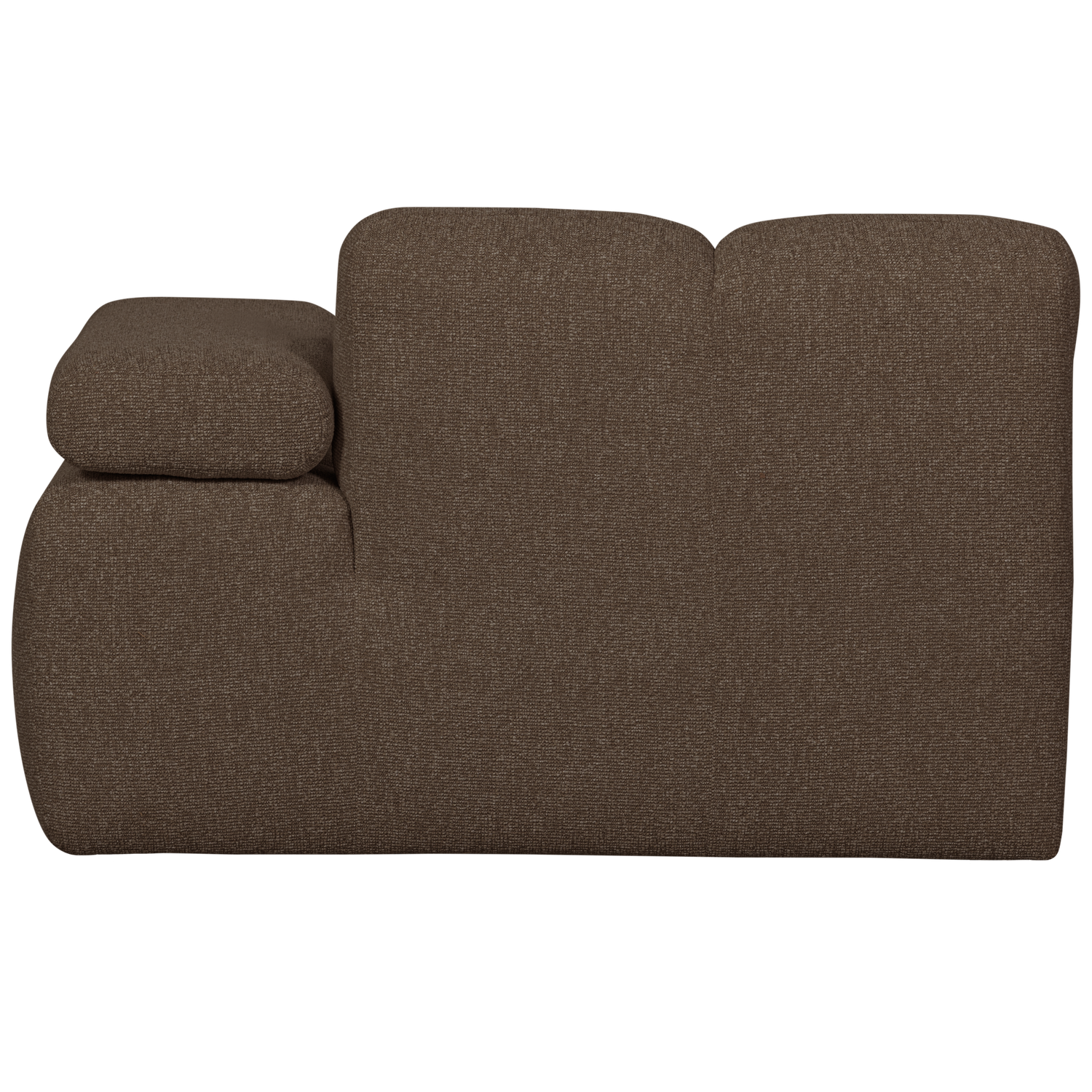 MOJO CHAISELONGUE ELEMENT RECHTS BOUCLE BRAUN MELIERT