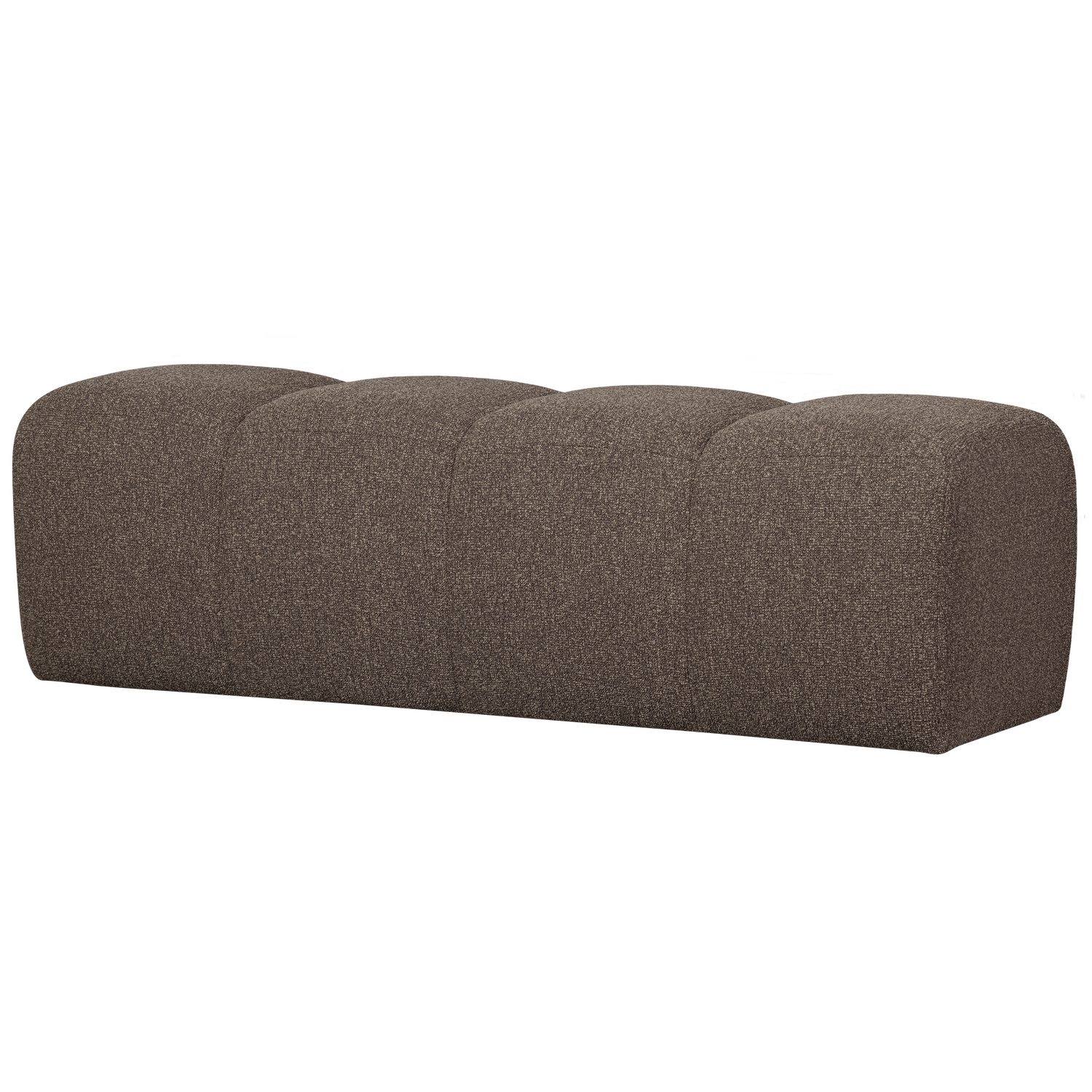 MOJO BANK 164CM BOUCLE BRAUN MELIERT