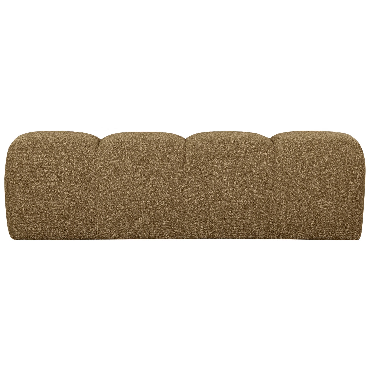 MOJO BANK 164CM BOUCLE GELB/BRAUN MELIERT