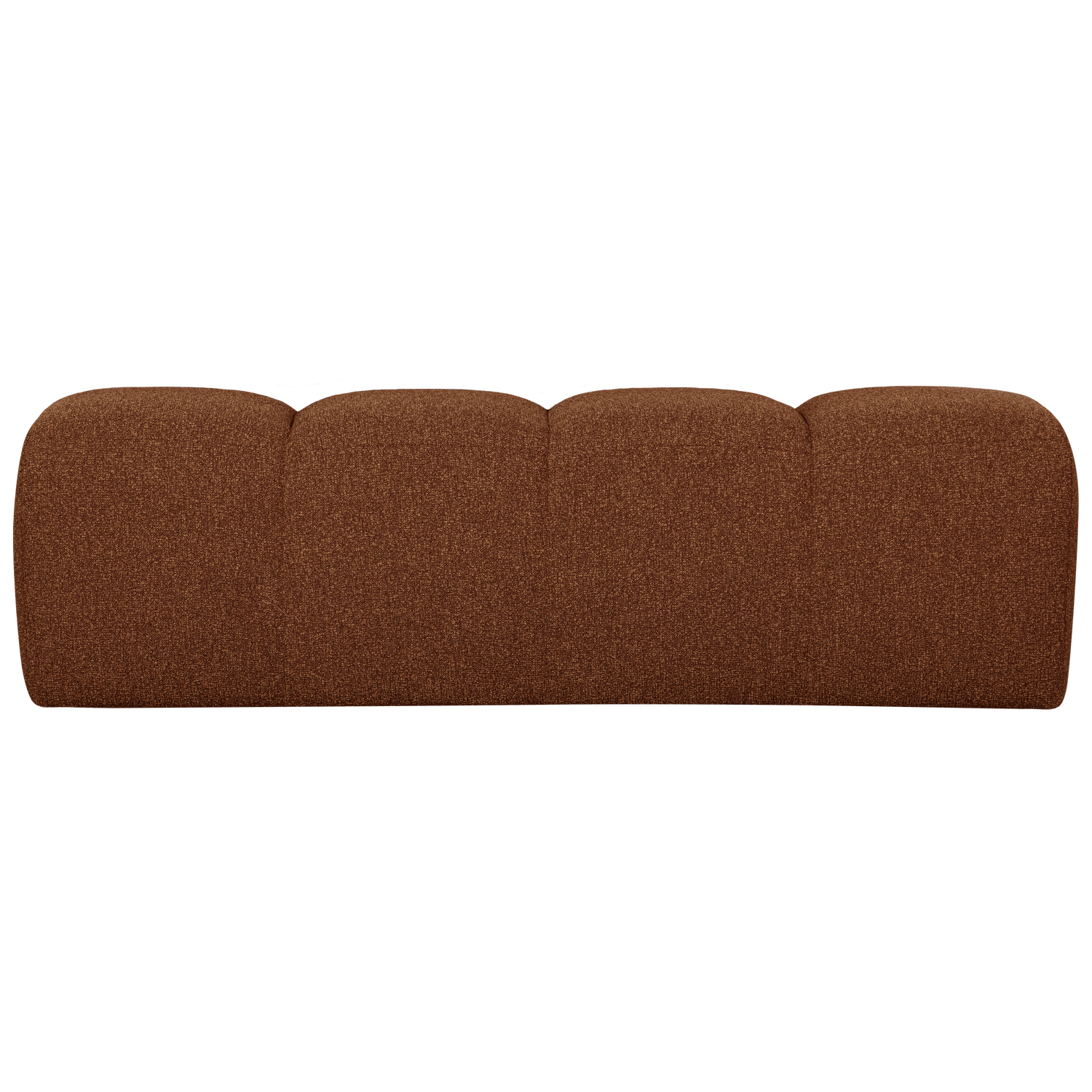 MOJO BANK 164CM BOUCLE ROSTBRAUN MELIERT