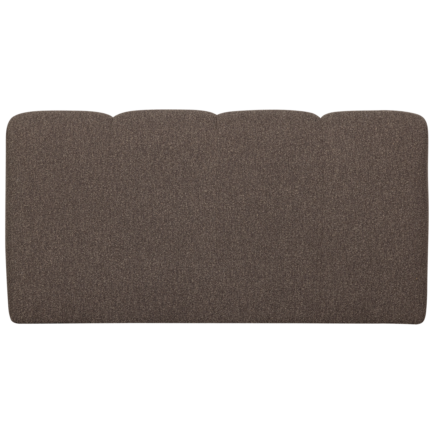 MOJO BANK 164CM MIT RUCKENLEHNE BOUCLE BRAUN MELIERT