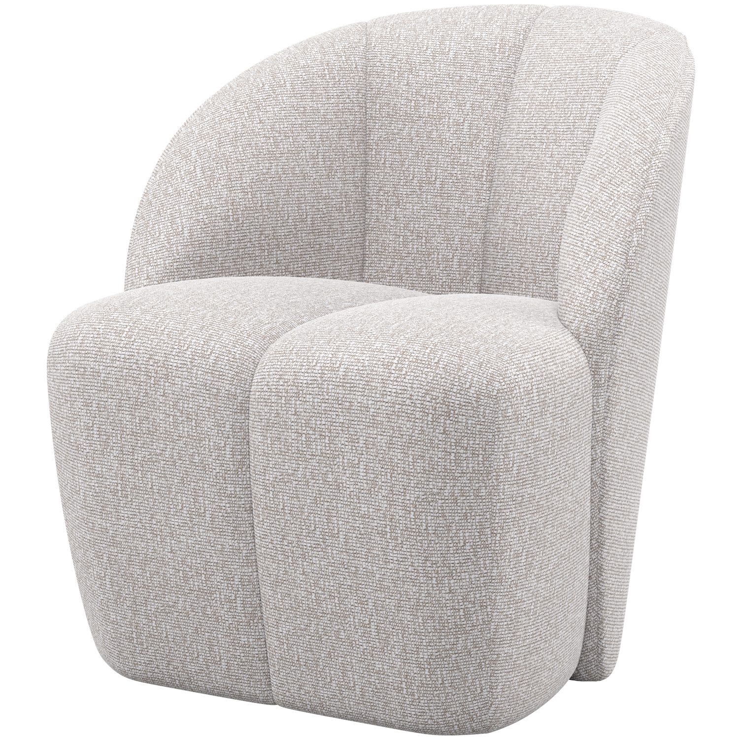 MOJO DREHSESSEL BOUCLE ECRU MELANGE