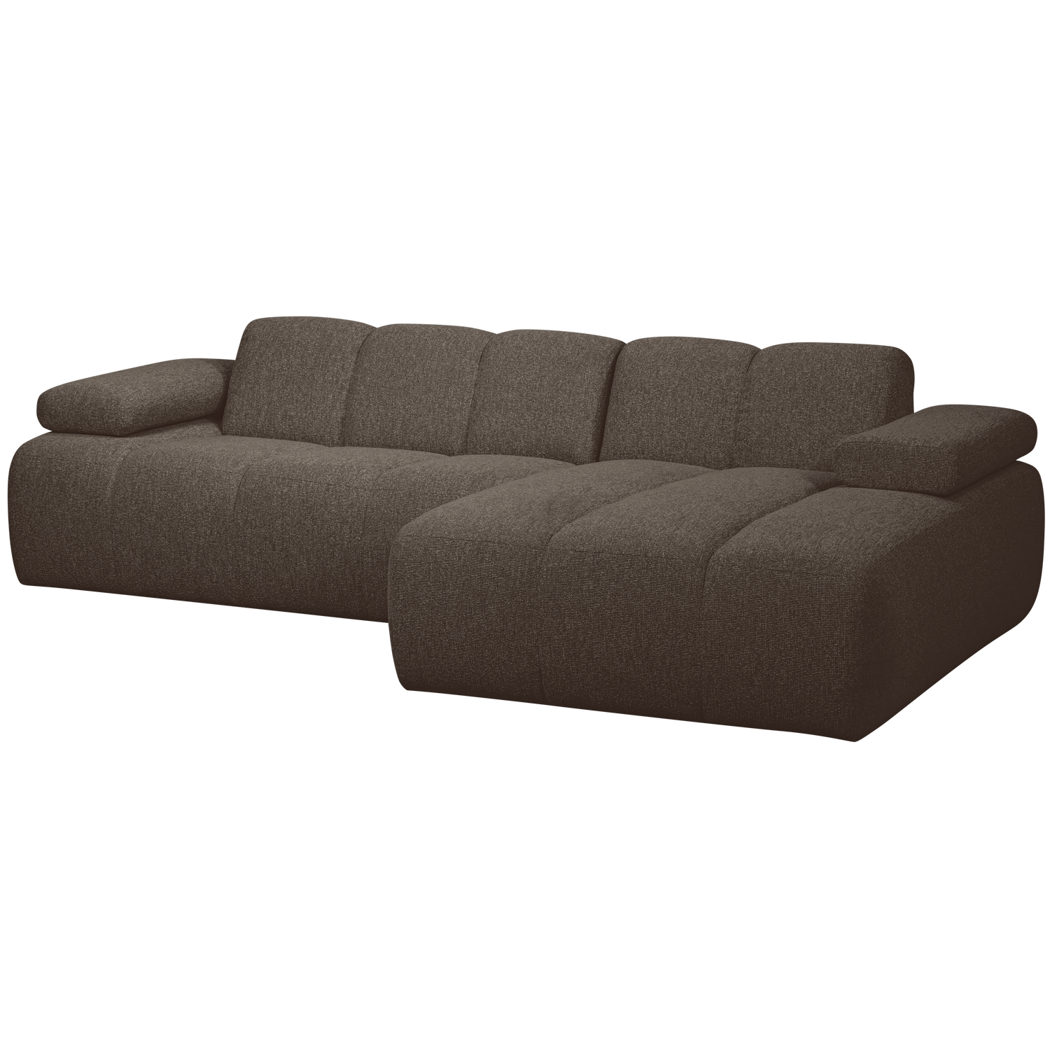 MOJO CHAISELONGUE RECHTS BOUCLE BROWN MELIERT