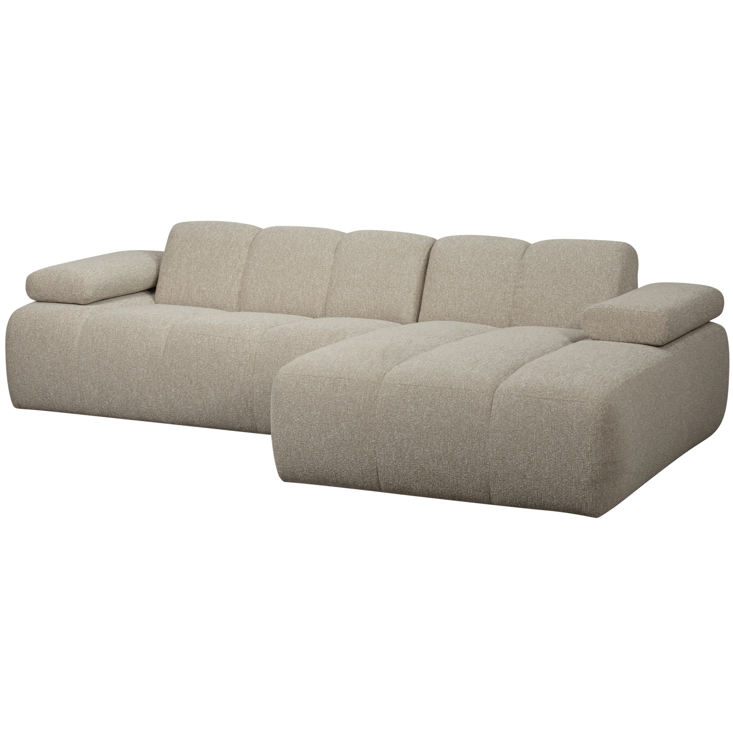 MOJO CHAISELONGUE RECHTS BOUCLE BEIGE MELIERT