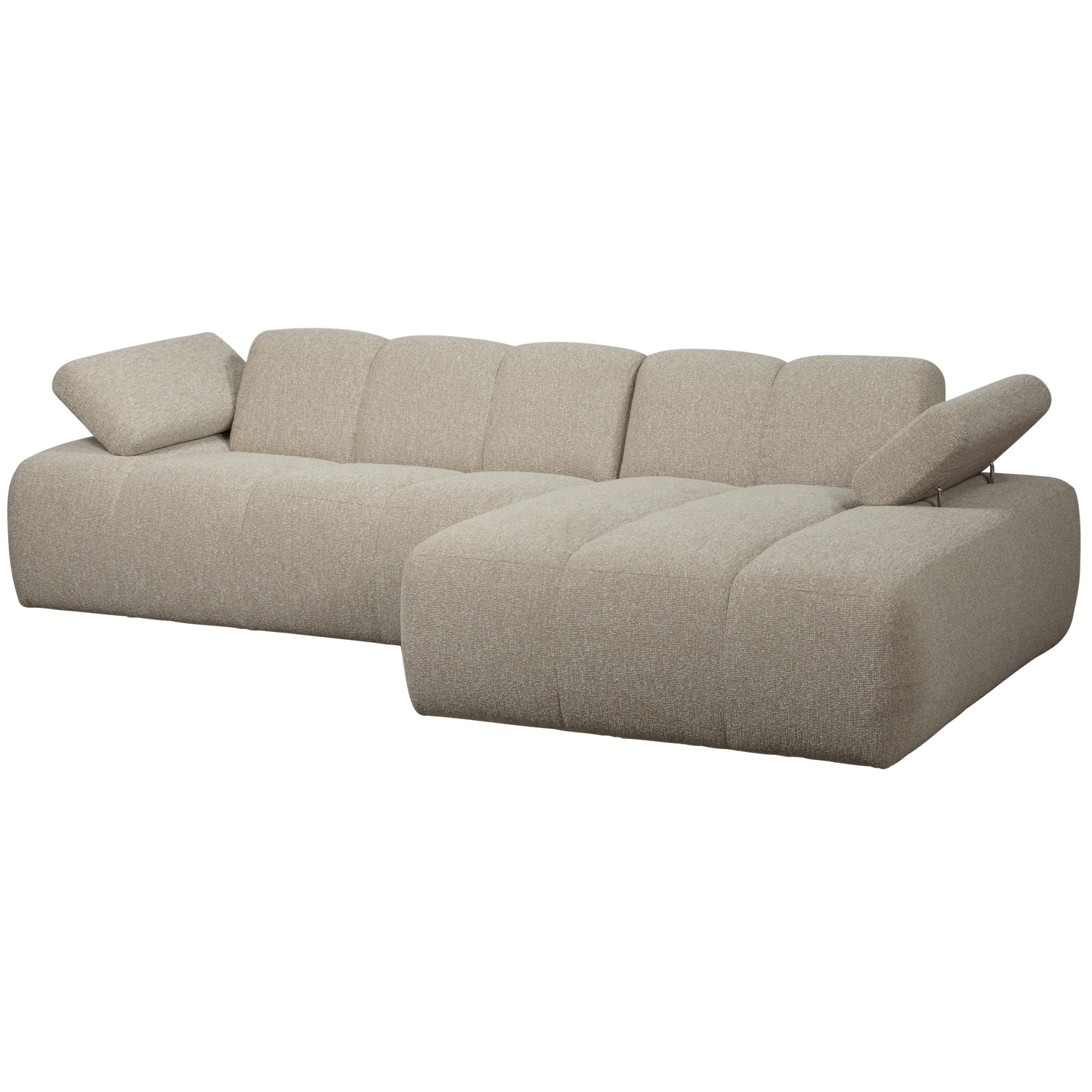 MOJO CHAISELONGUE RECHTS BOUCLE BEIGE MELIERT