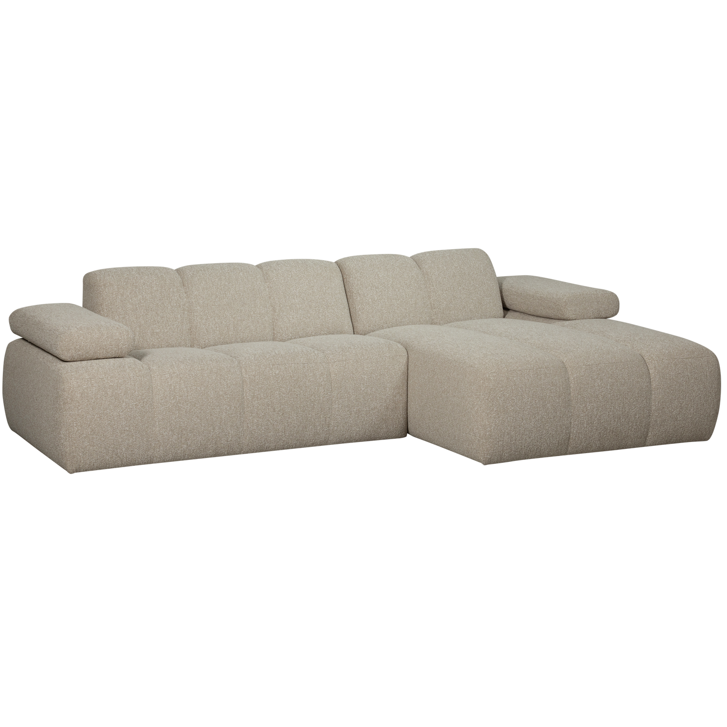 MOJO CHAISELONGUE RECHTS BOUCLE BEIGE MELIERT