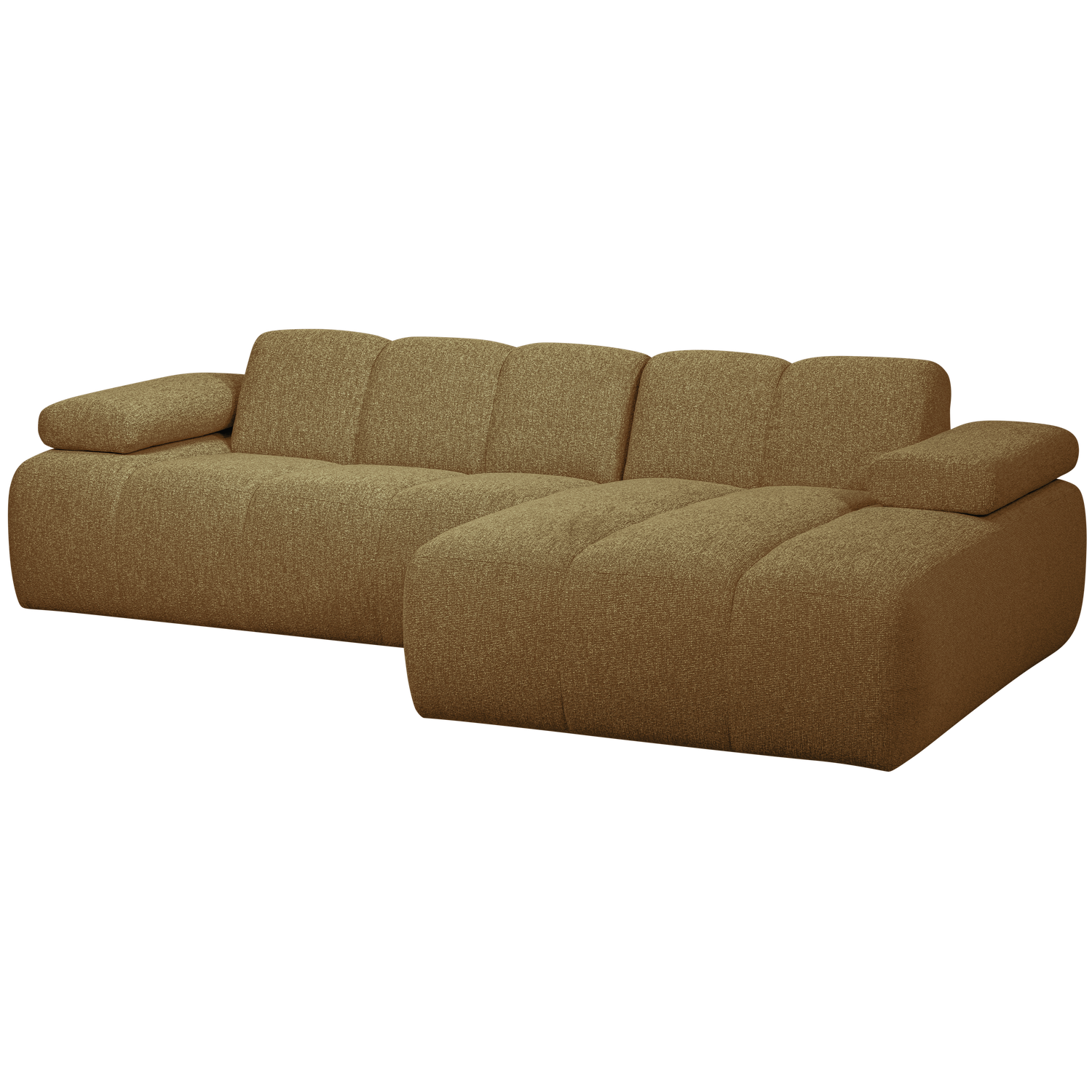 MOJO CHAISELONGUE RECHTS BOUCLE YELLOW BROWN MELIERT