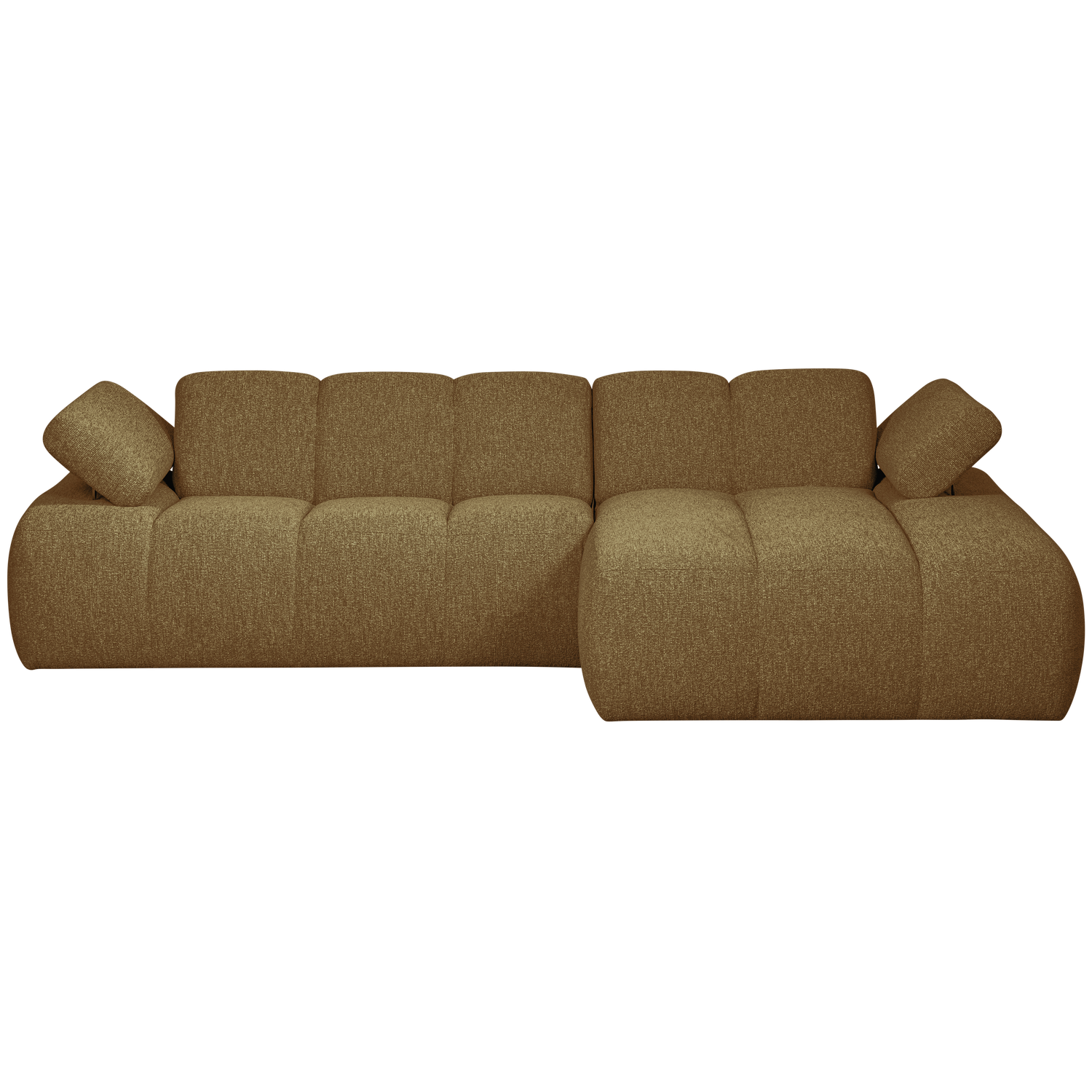 MOJO CHAISELONGUE RECHTS BOUCLE YELLOW BROWN MELIERT