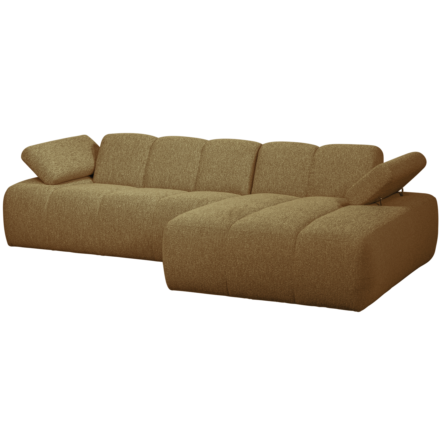 MOJO CHAISELONGUE RECHTS BOUCLE YELLOW BROWN MELIERT