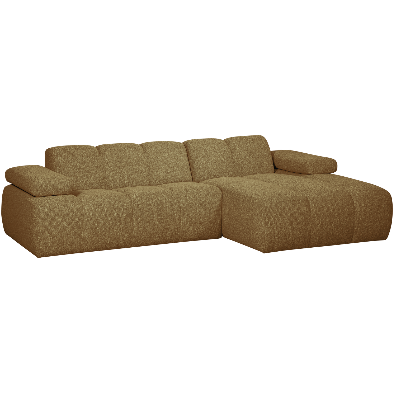 MOJO CHAISELONGUE RECHTS BOUCLE YELLOW BROWN MELIERT