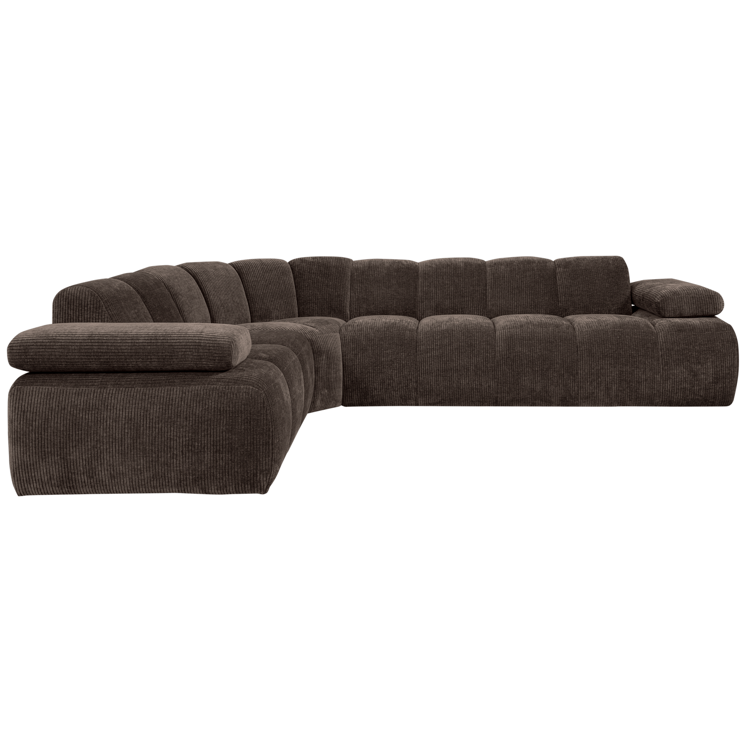 MOJO ECK SOFA LINKS GERIPPTER WEBSTOFF BRAUN