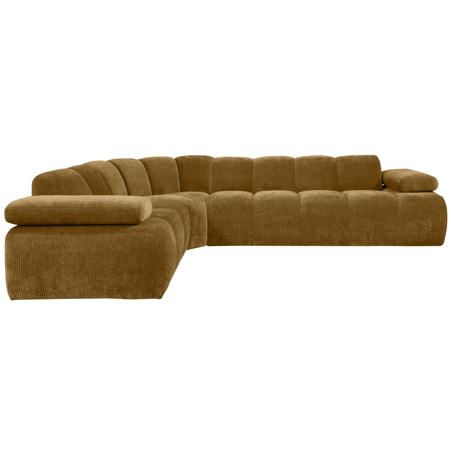 MOJO ECK SOFA LINKS GERIPPTER WEBSTOFF HONIGGELB