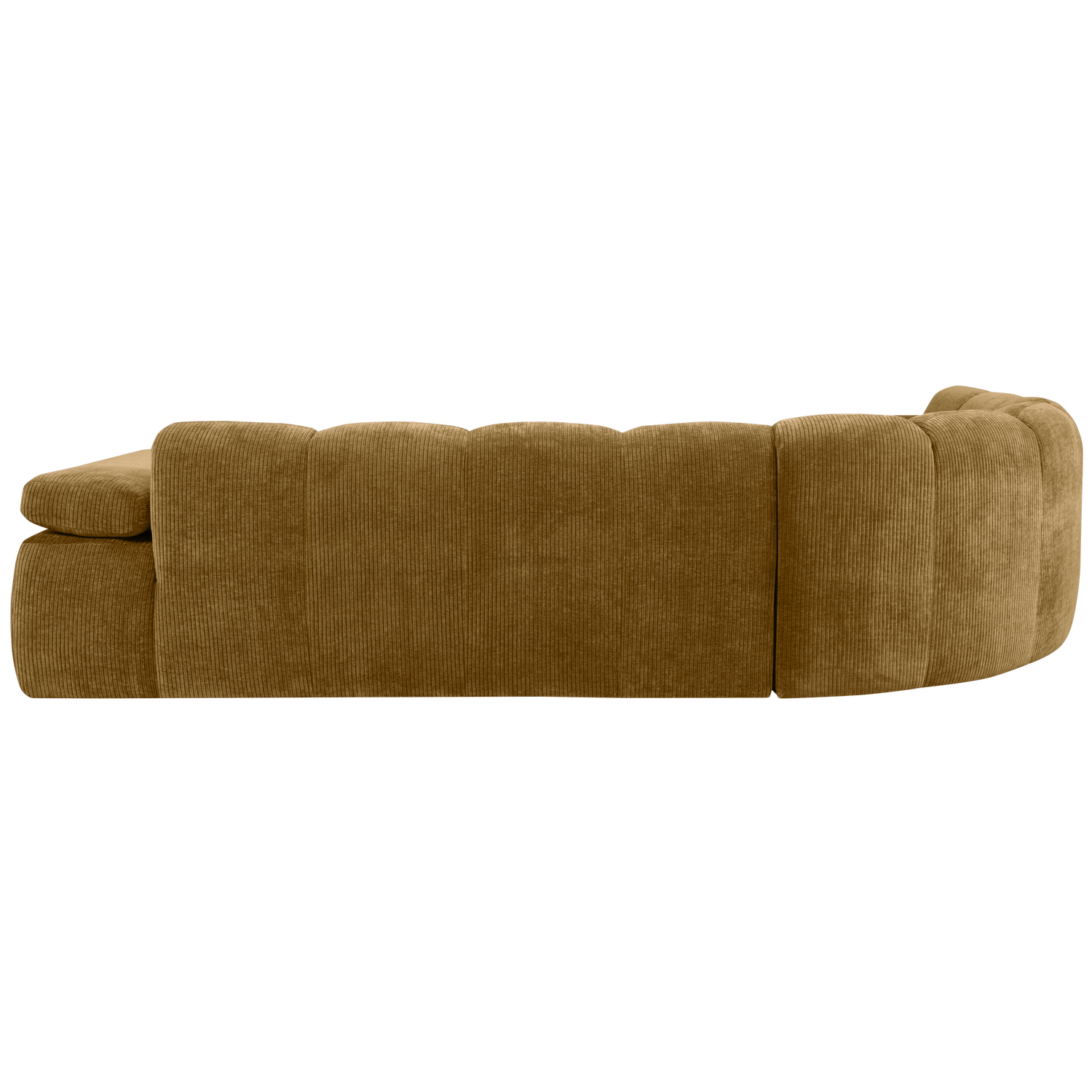 MOJO ECK SOFA LINKS GERIPPTER WEBSTOFF HONIGGELB