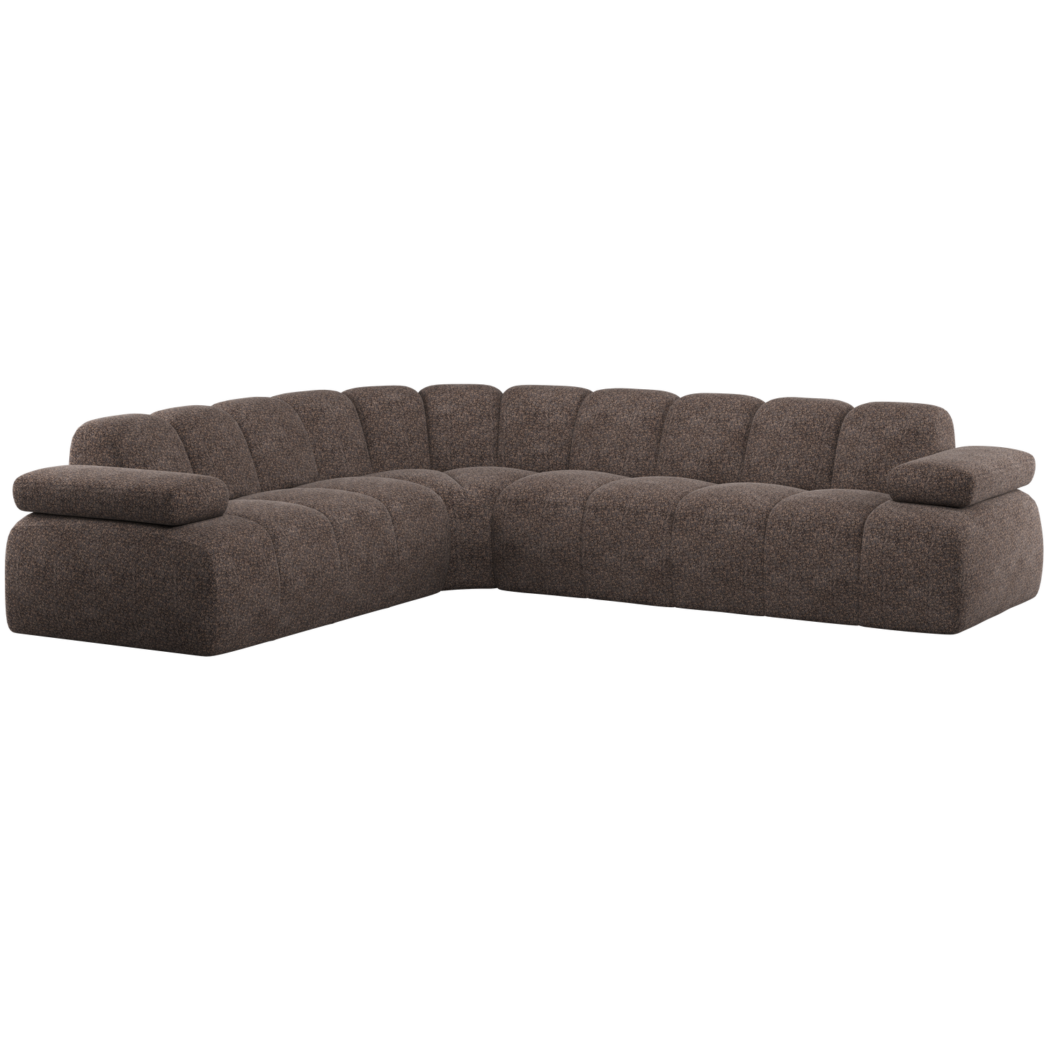 MOJO ECKBANK LINKS WOLLE BRAUN