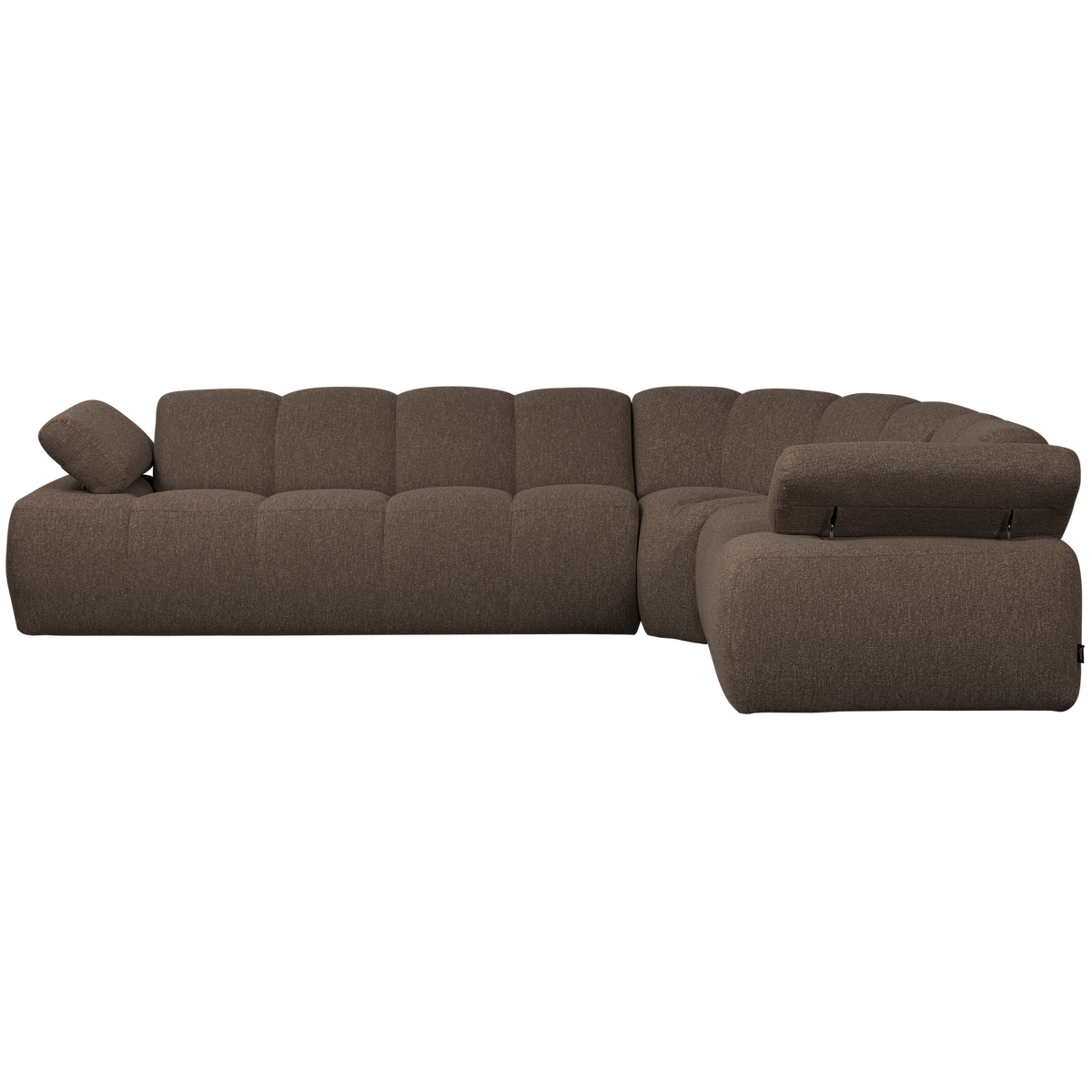 MOJO ECKBANK RECHTS BOUCLE BRAUN MELANGE