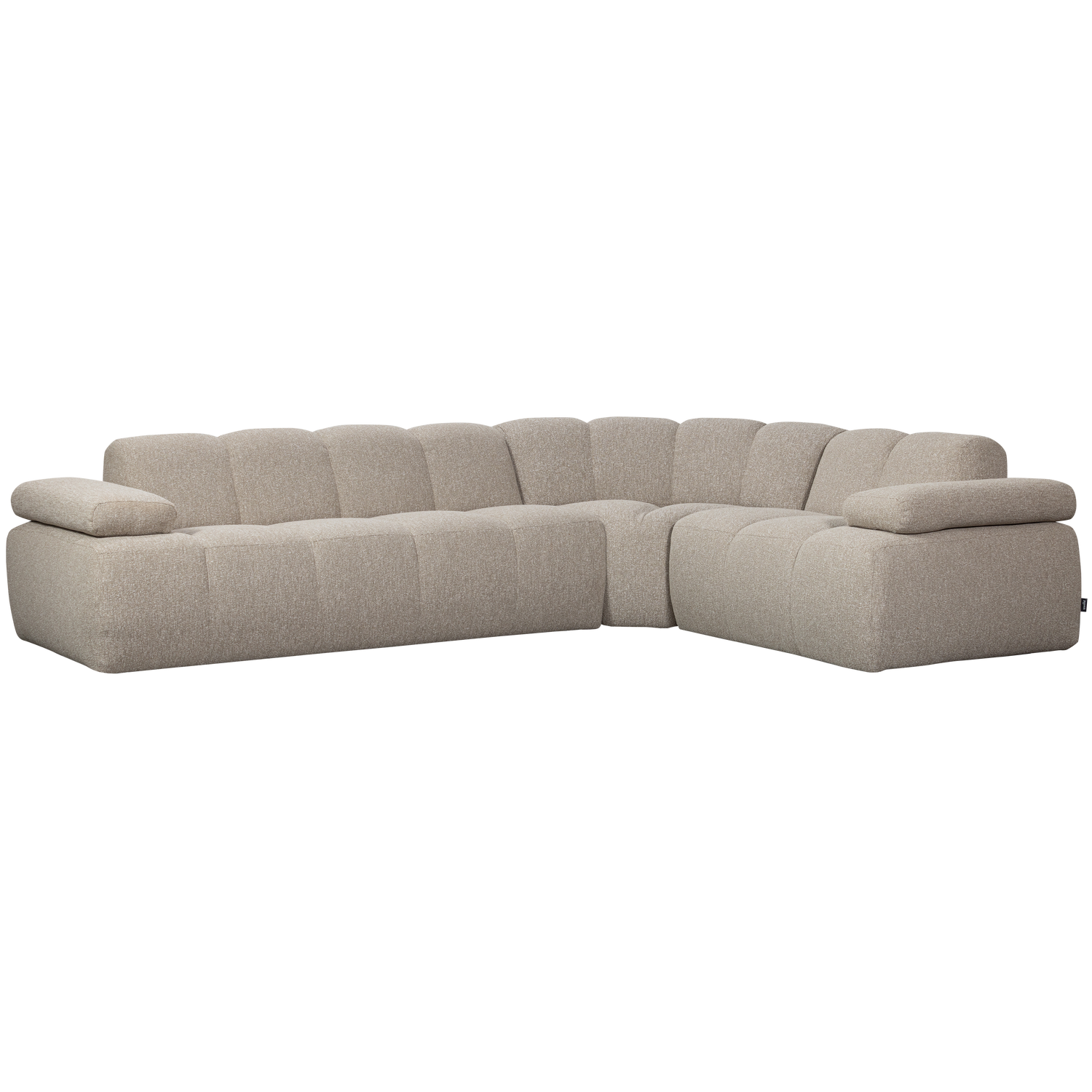 MOJO ECKBANK RECHTS BOUCLE BEIGE MELANGE