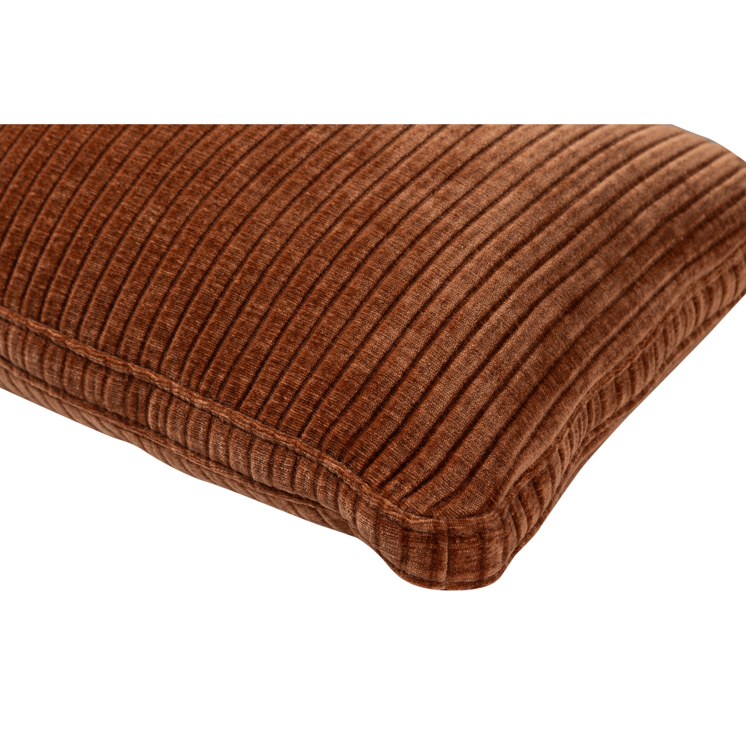 MOJO KISSEN GERIPPTER STOFFROSTBRAUN