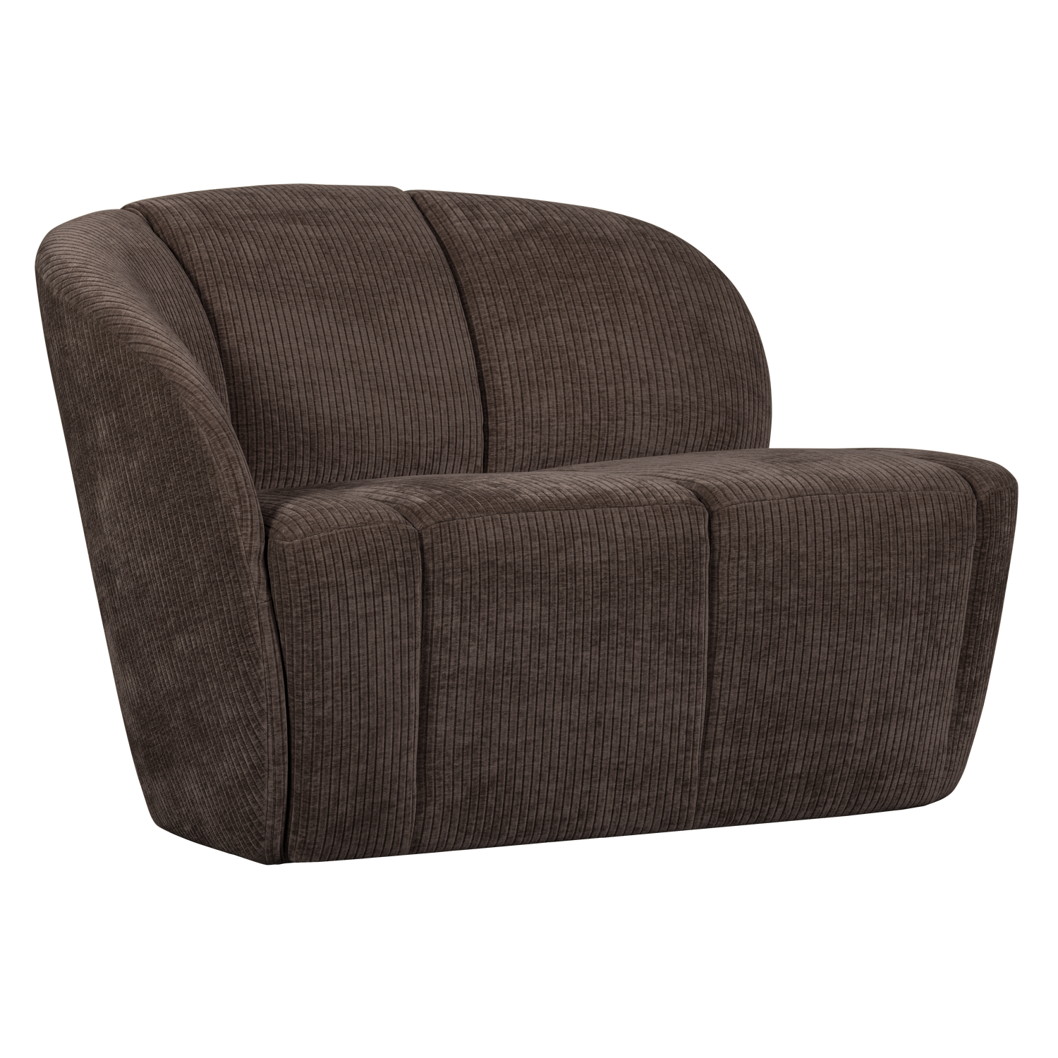 MOJO 2-SITZER BANK LINKS GERIPPTER BRAUN
