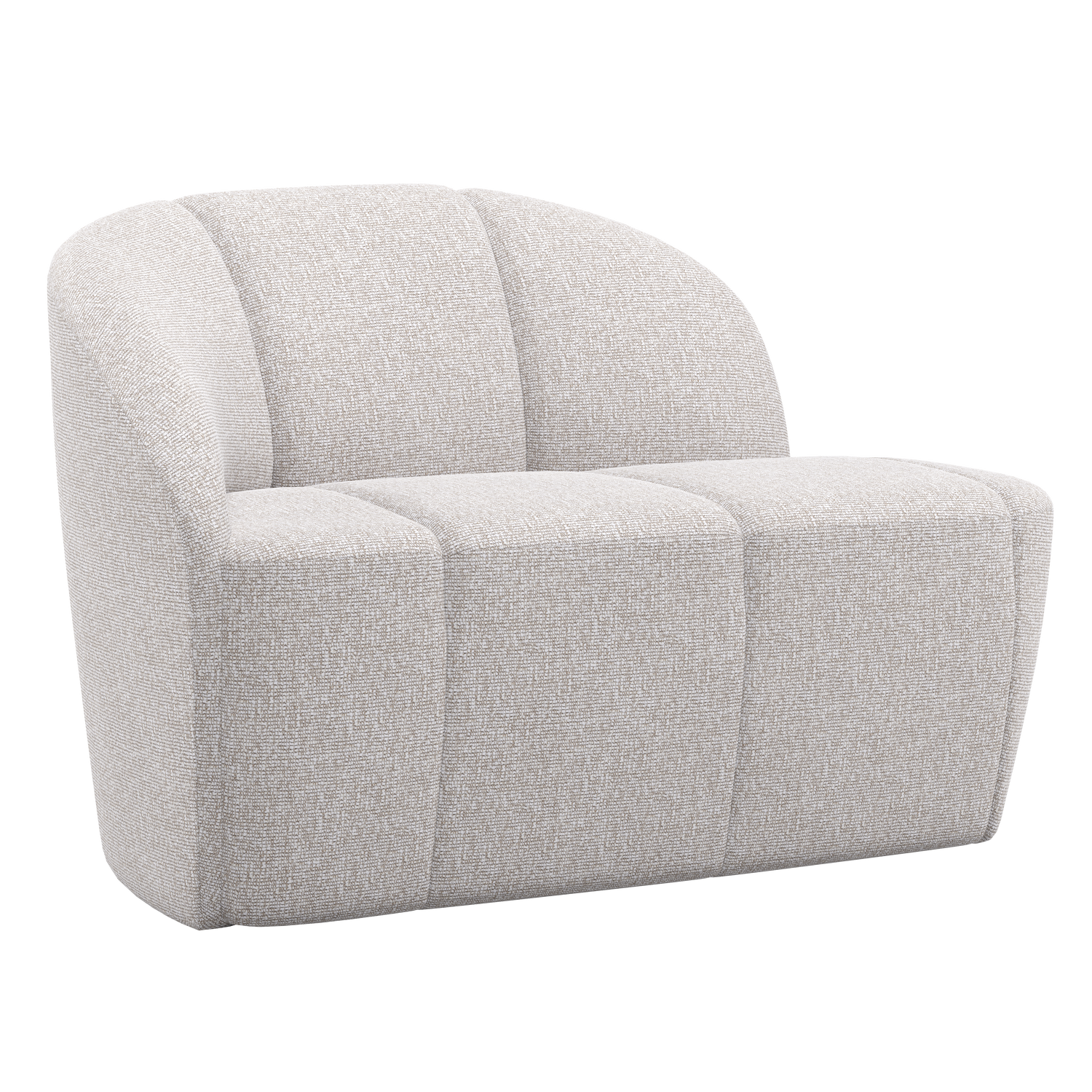 MOJO 2-SITZER BANK LINKS BOUCLE ECRU MELANGE