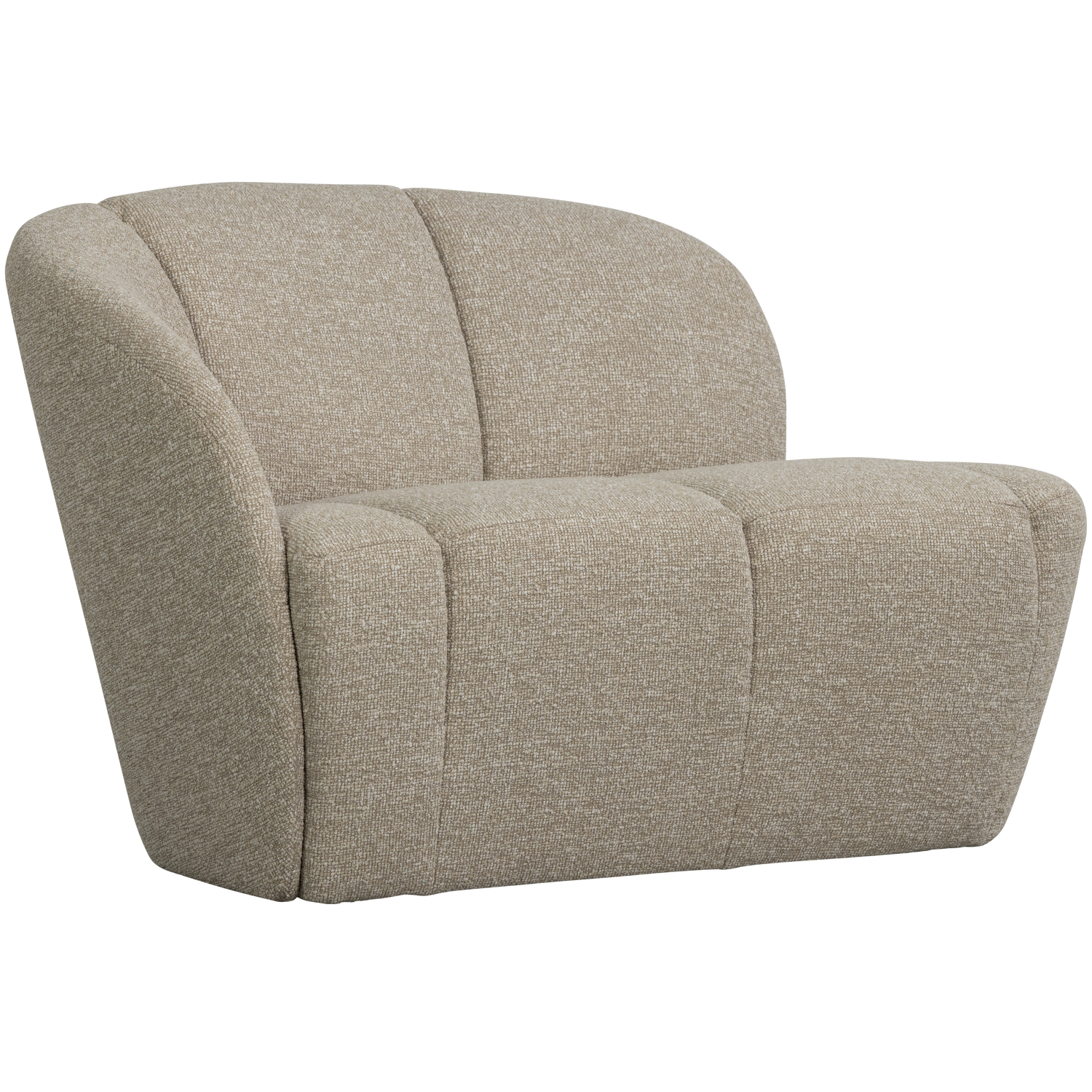 MOJO 2-SITZER BANK LINKS BOUCLE BEIGE MELANGE