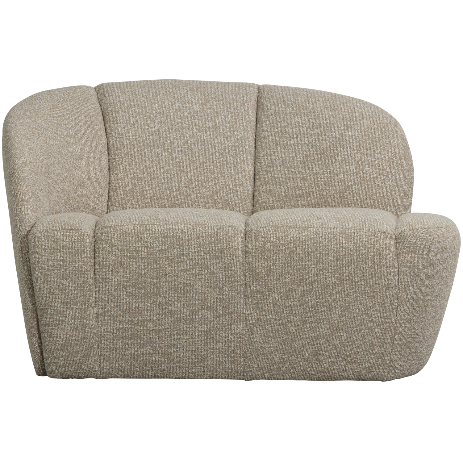 MOJO 2-SITZER BANK LINKS BOUCLE BEIGE MELANGE