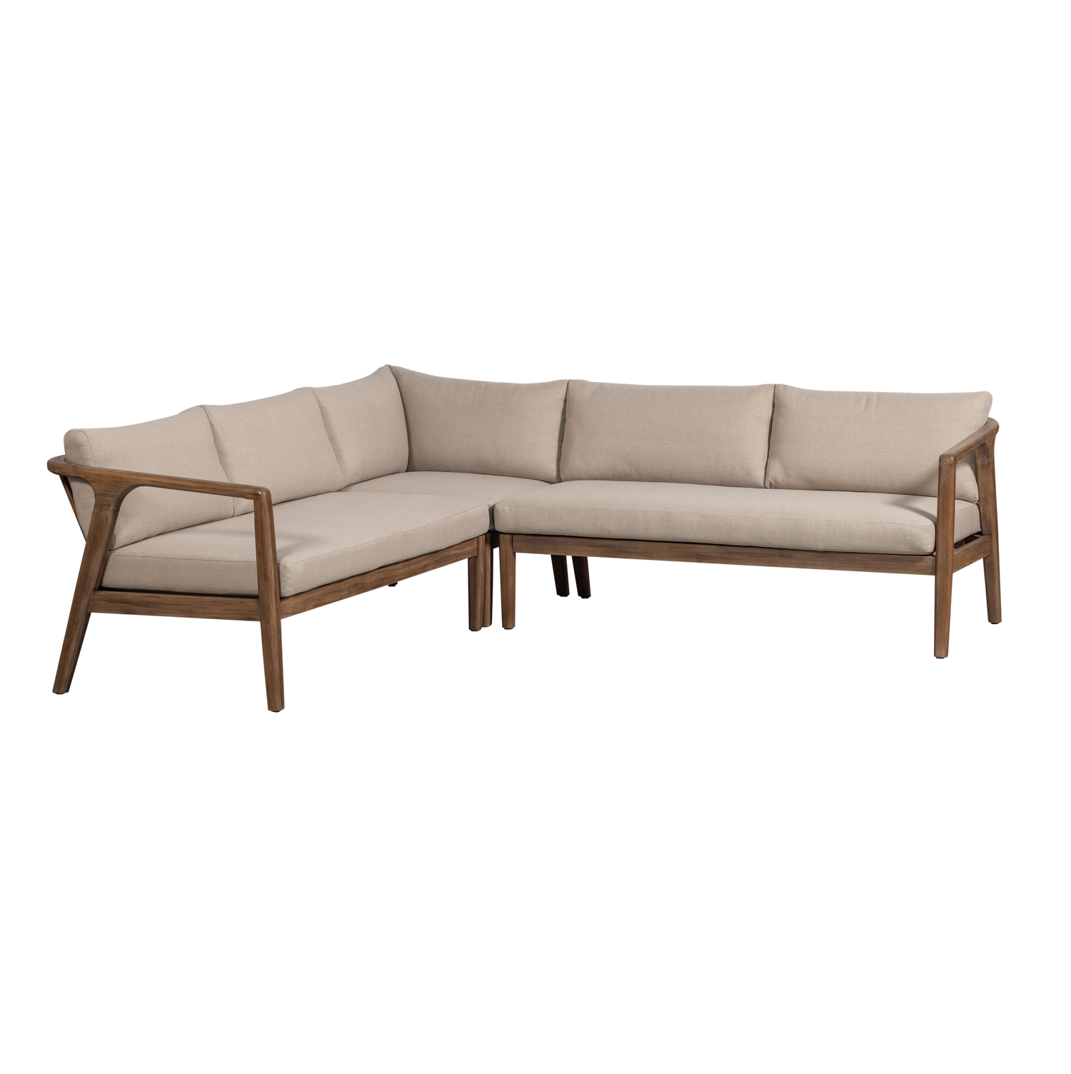 BIAM GARTEN LOUNGESET AKAZIENHOLZ NATUR/SAND [fsc]