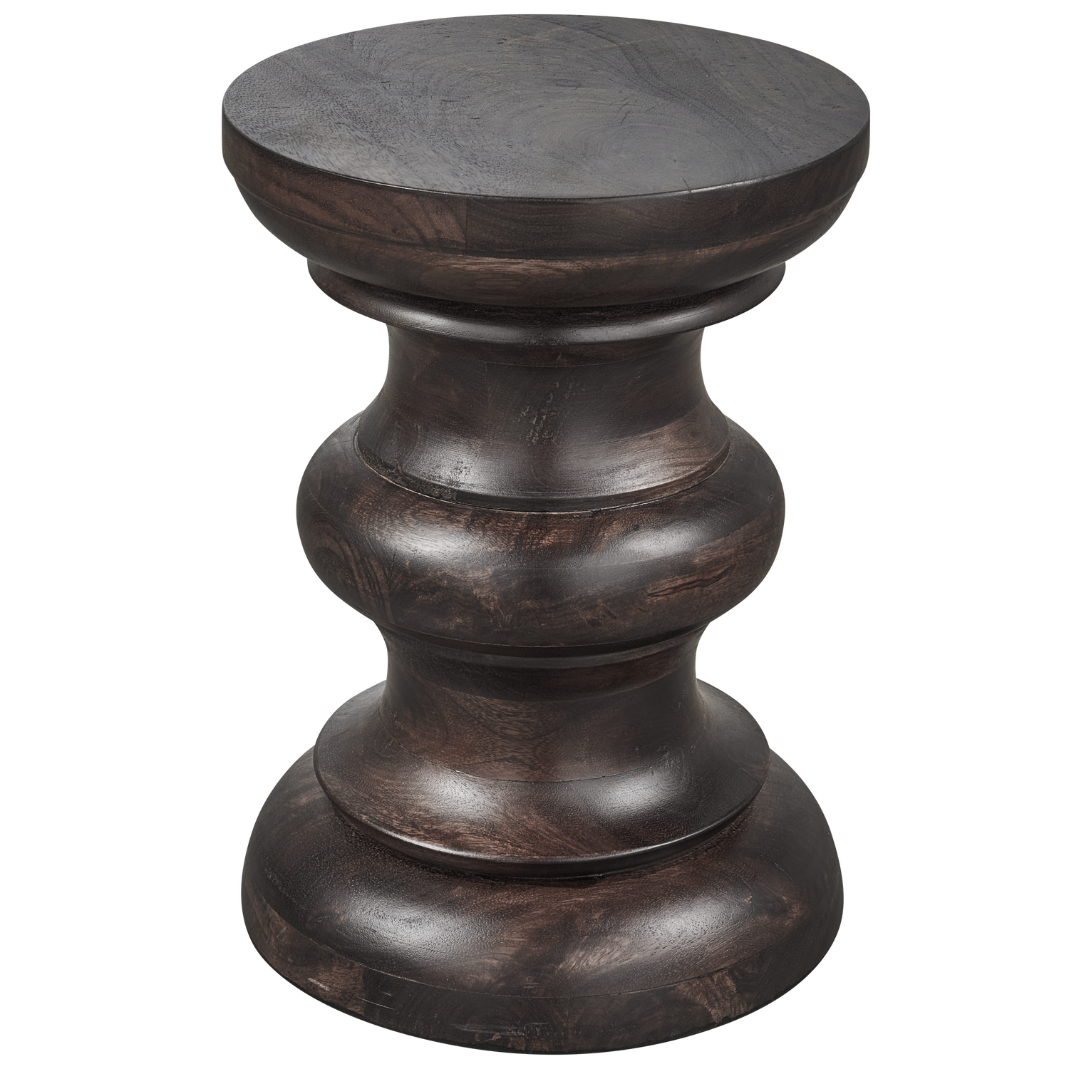 JONAH BEISTELLTISCH MANGO HOLZ DUNKELBRAUN 42xO30CM