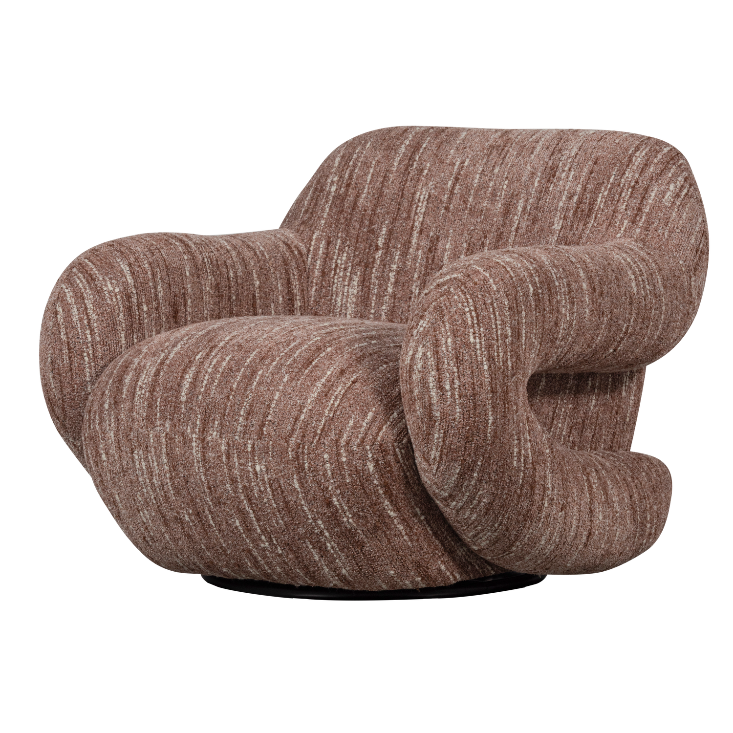 FOLKE SESSEL CHENILLE ALTROSA MELANGE