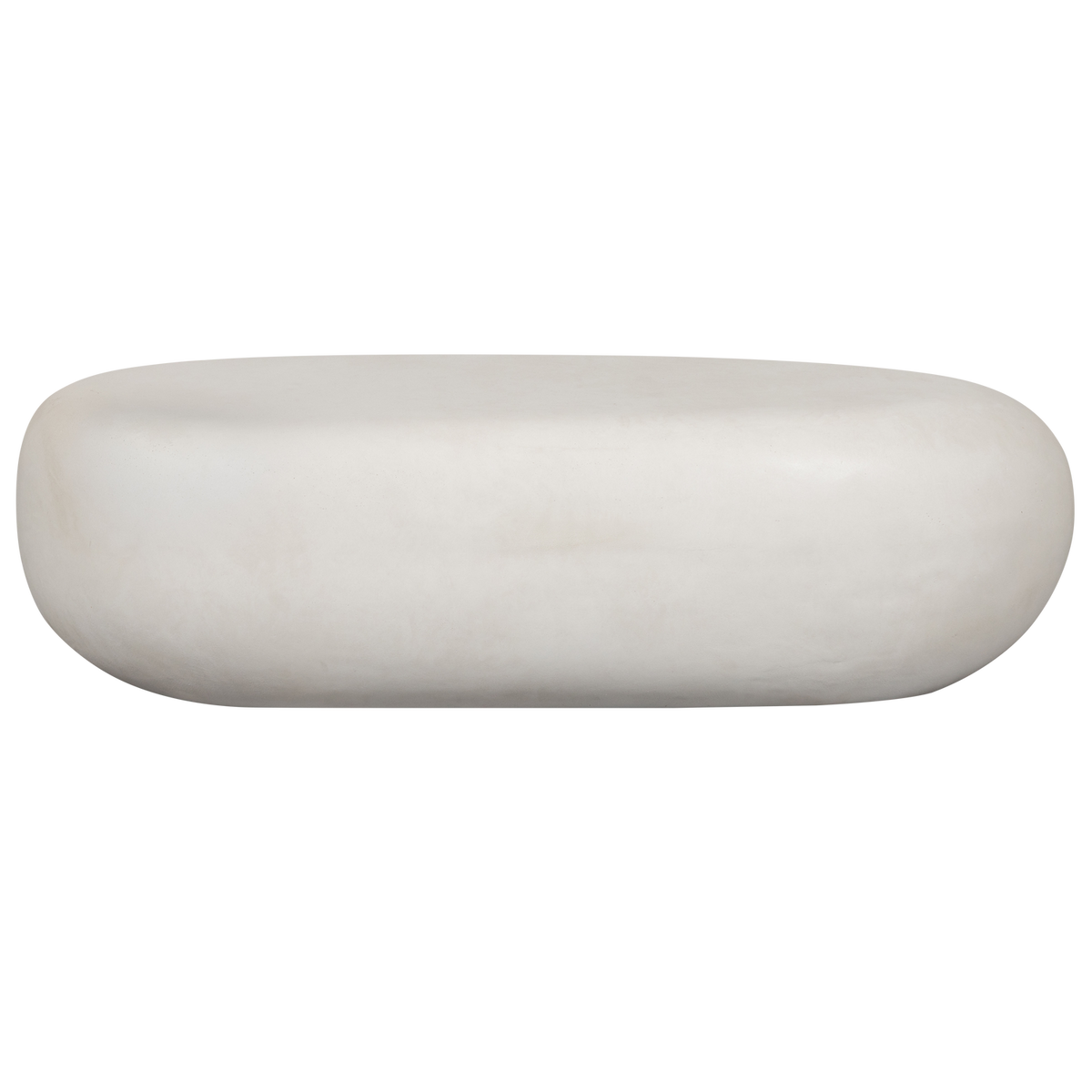 PEBBLE COUCHTISCH WEISS 28x100x43CM