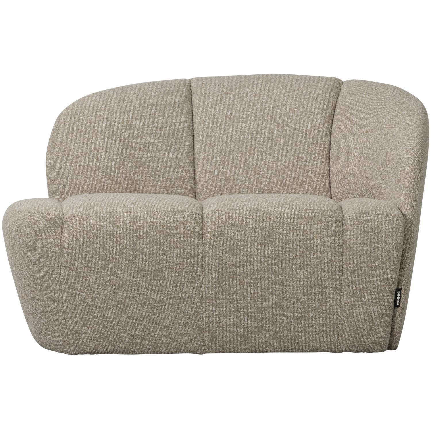 MOJO 2-SITZER BANK RECHTS BOUCLE BEIGE MELANGE