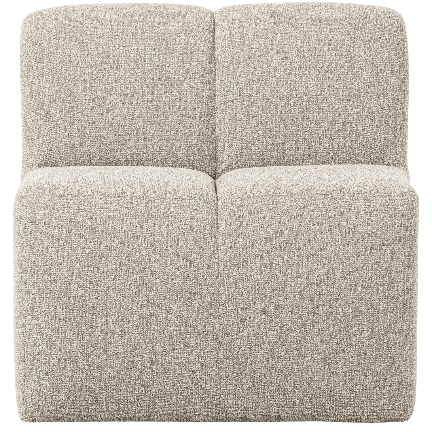 MOJO ESSBANK 84CM MIT RÜCKENLEHNE BOUCLE BEIGE MELANGE