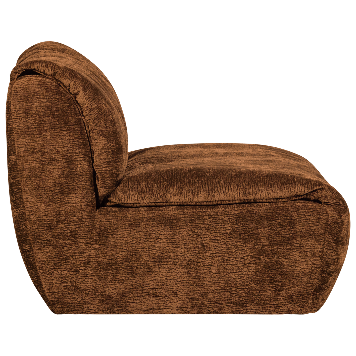 BAGGY 1-SITZER ELEMENT 3D CHENILLE MITTELBRAUN