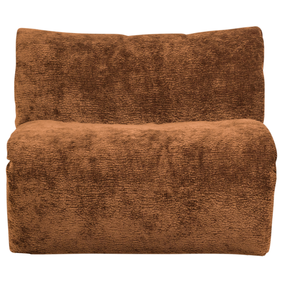 BAGGY 1-SITZER ELEMENT 3D CHENILLE MITTELBRAUN