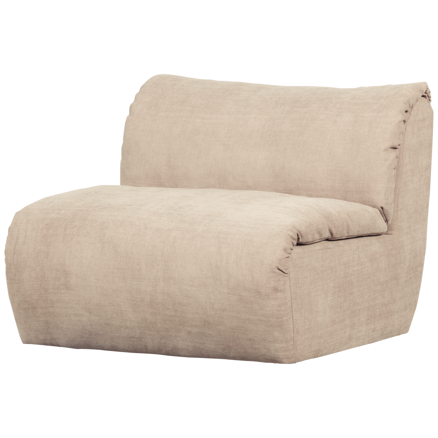 BAGGY 1-SITZER ELEMENT GEWEBTE CHENILLE SAND