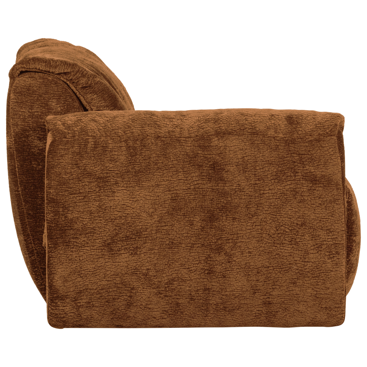 BAGGY 1-SITZER ELEMENT ARM LINKS 3D CHENILLE MITTELBRAUN
