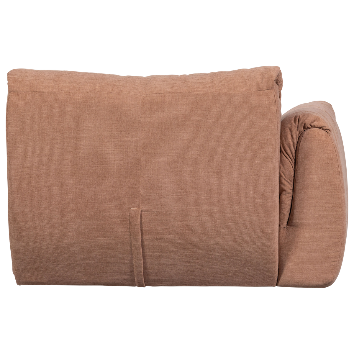 BAGGY 1-SITZER ELEMENT ARM LINKS GEWEBTE CHENILLE ALTROSA