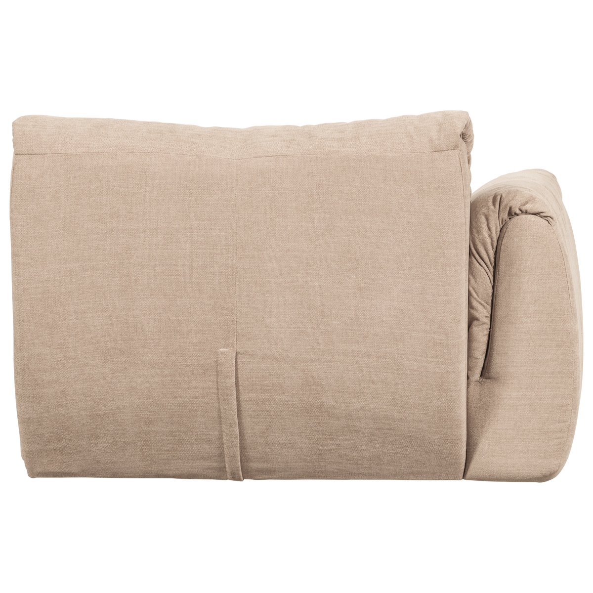 BAGGY 1-SITZER ELEMENT ARM LINKS GEWEBTE CHENILLE SAND