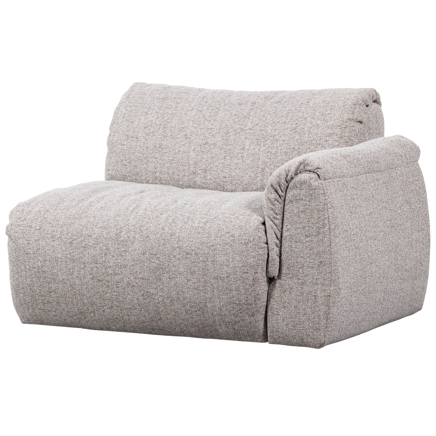 BAGGY 1-SITZER ELEMENT ARM RECHTS NATUR MELANGE