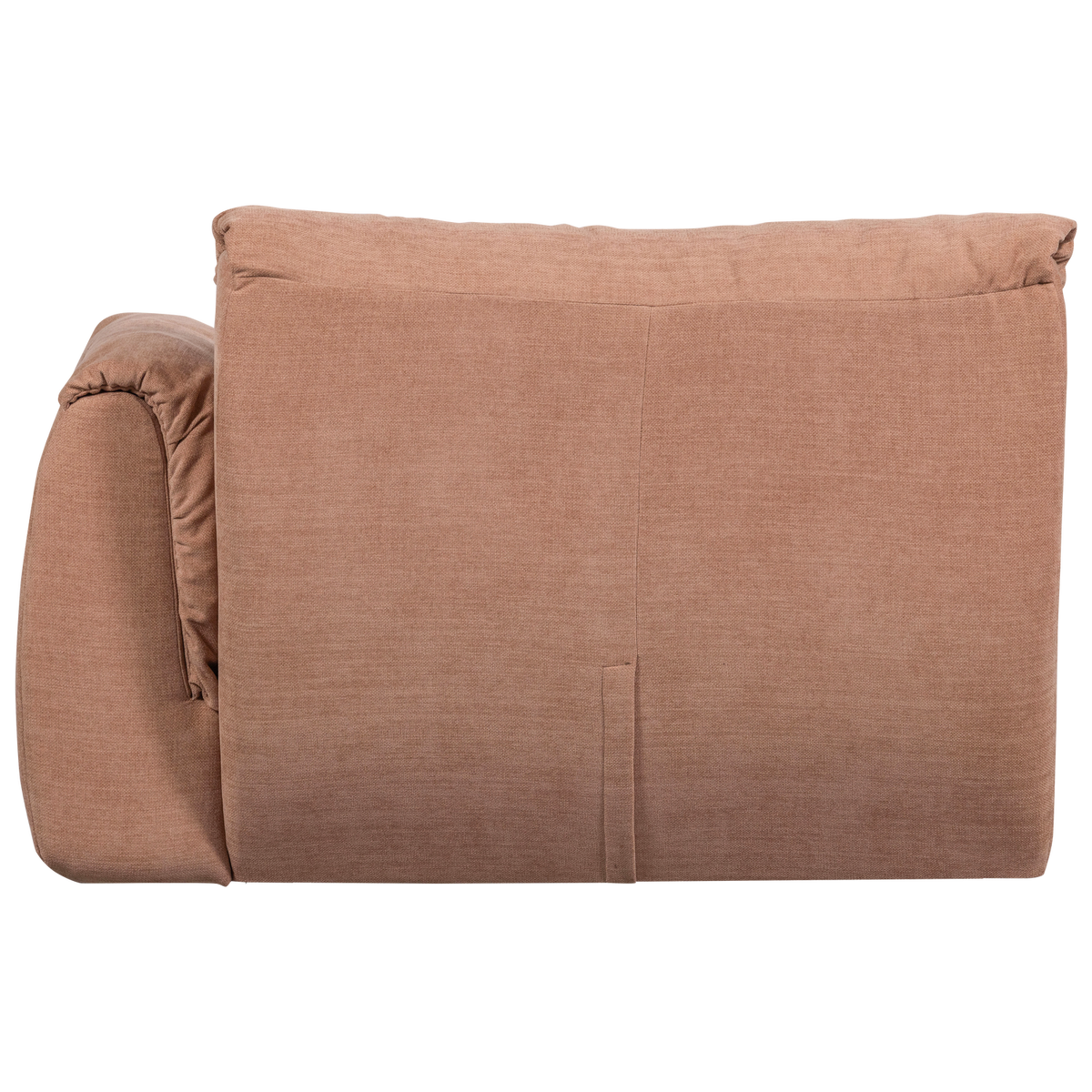 BAGGY 1-SITZER ELEMENT ARM RECHTS GEWEBTE CHENILLE ALTROSA