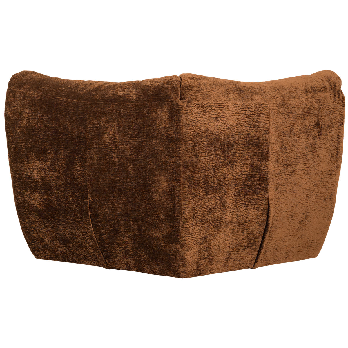 BAGGY ECKELEMENT 3D CHENILLE MITTELBRAUN