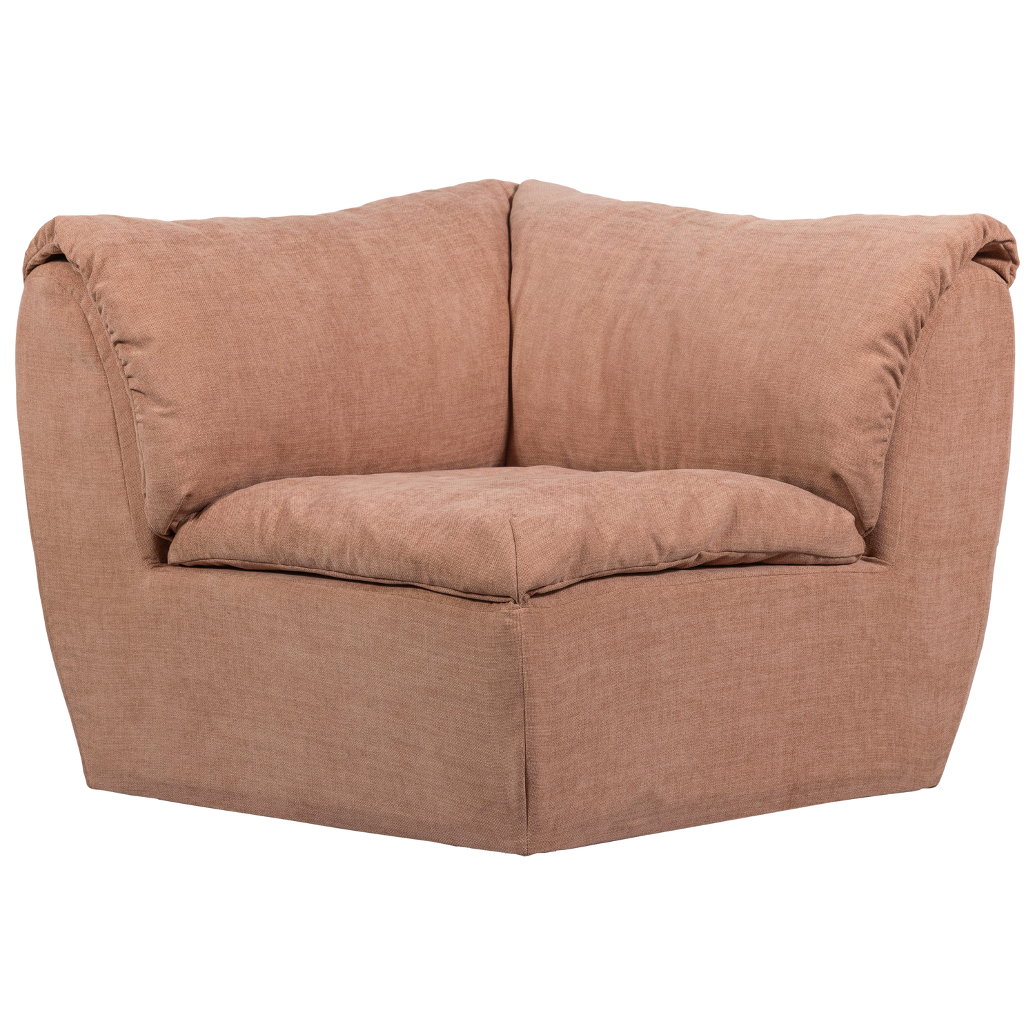 BAGGY ECKELEMENT GEWEBTE CHENILLE ALTROSA