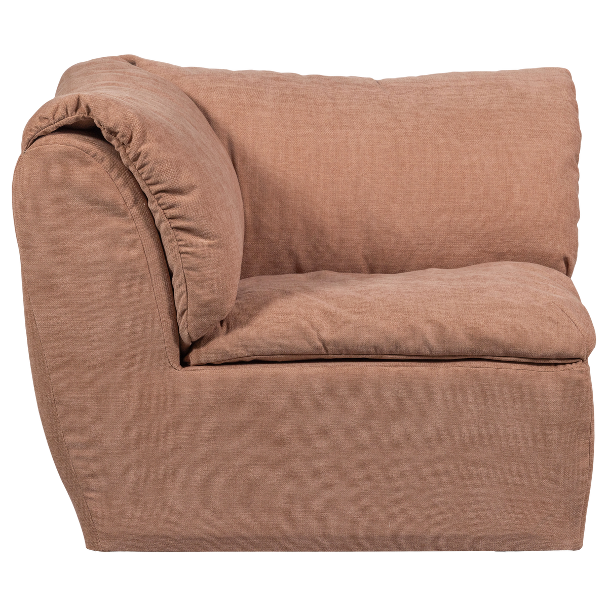 BAGGY ECKELEMENT GEWEBTE CHENILLE ALTROSA