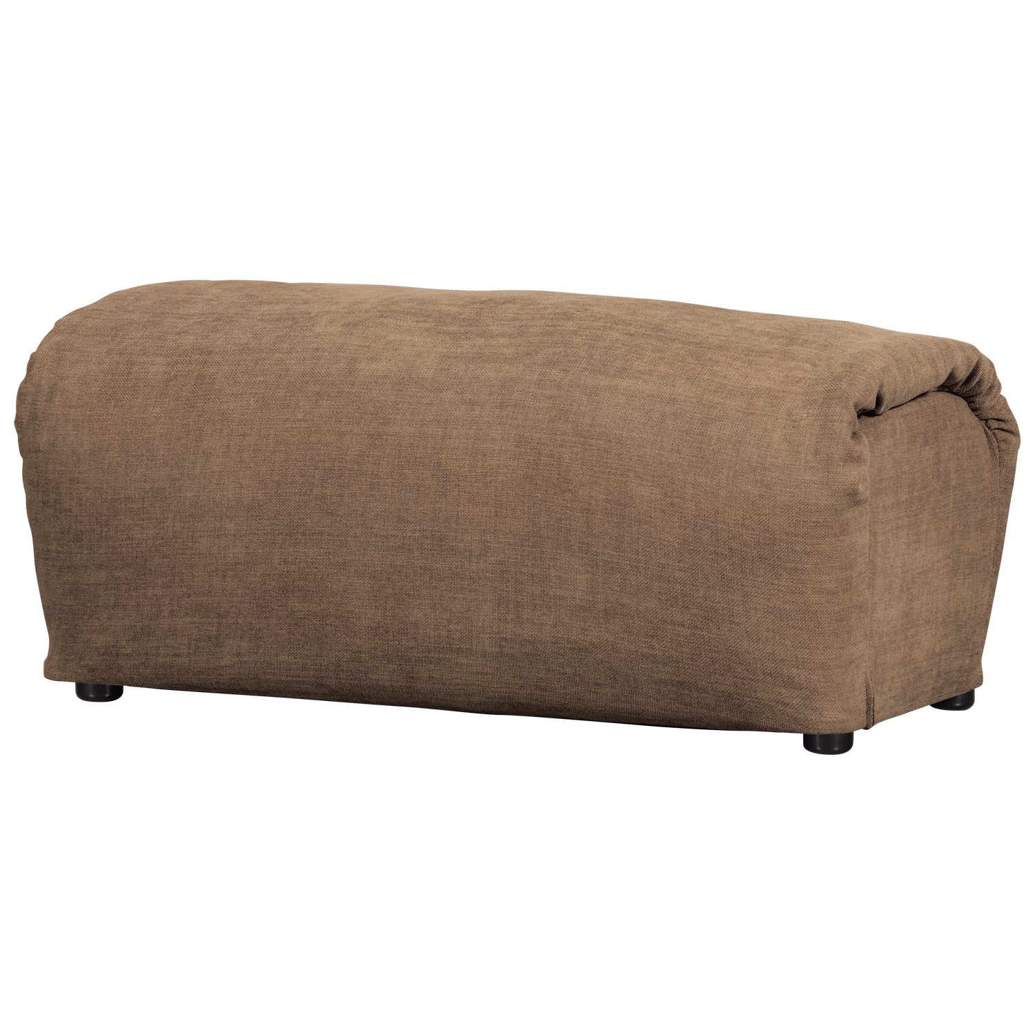 BAGGY HOCKER GEWEBTE CHENILLE BRAUN