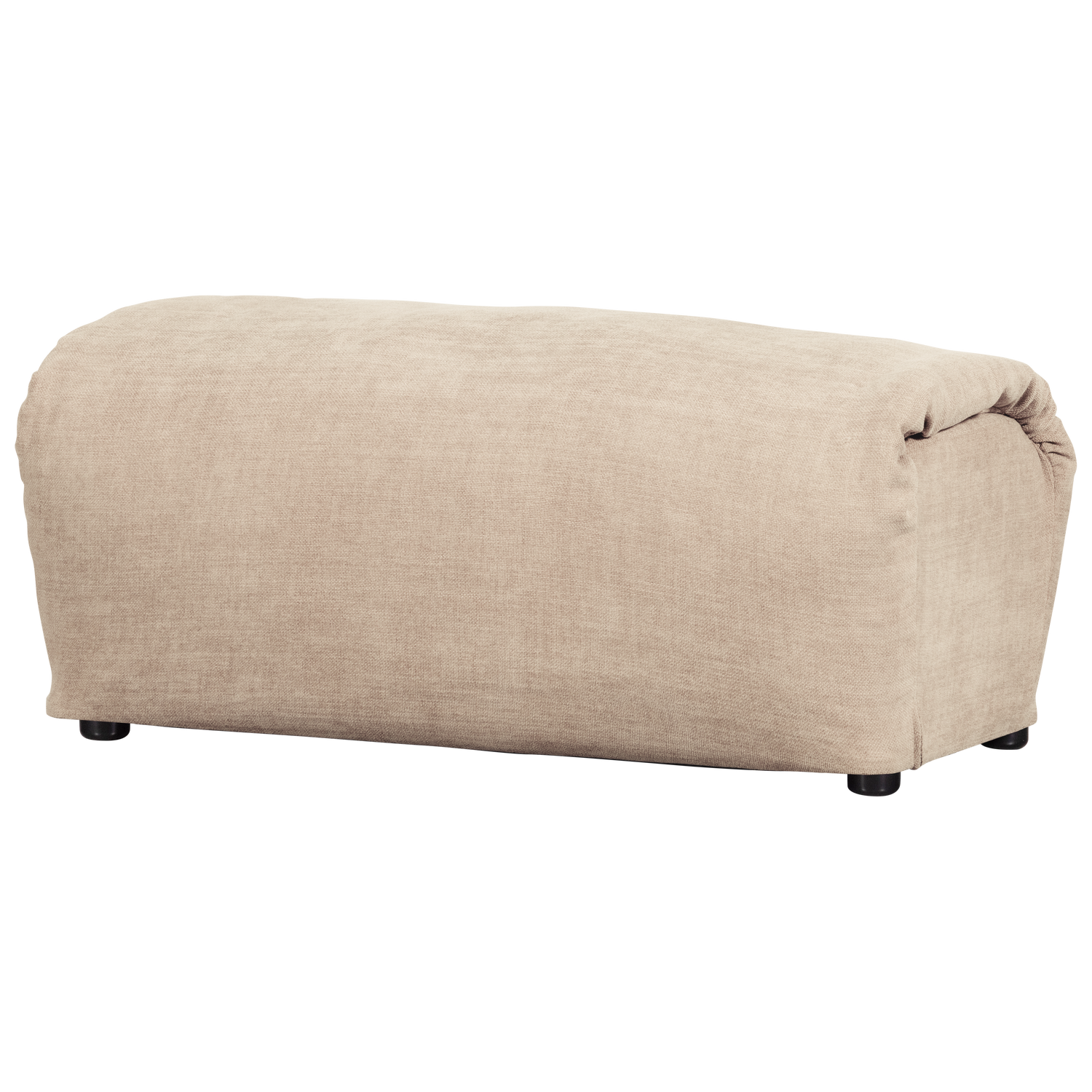 BAGGY HOCKER GEWEBTE CHENILLE SAND