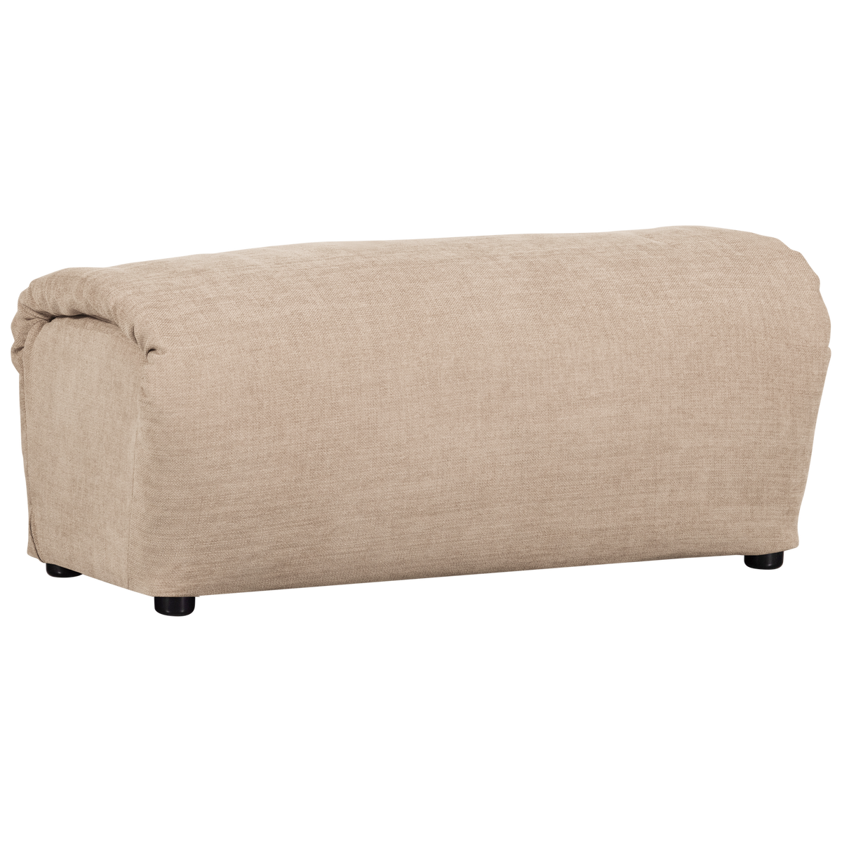 BAGGY HOCKER GEWEBTE CHENILLE SAND
