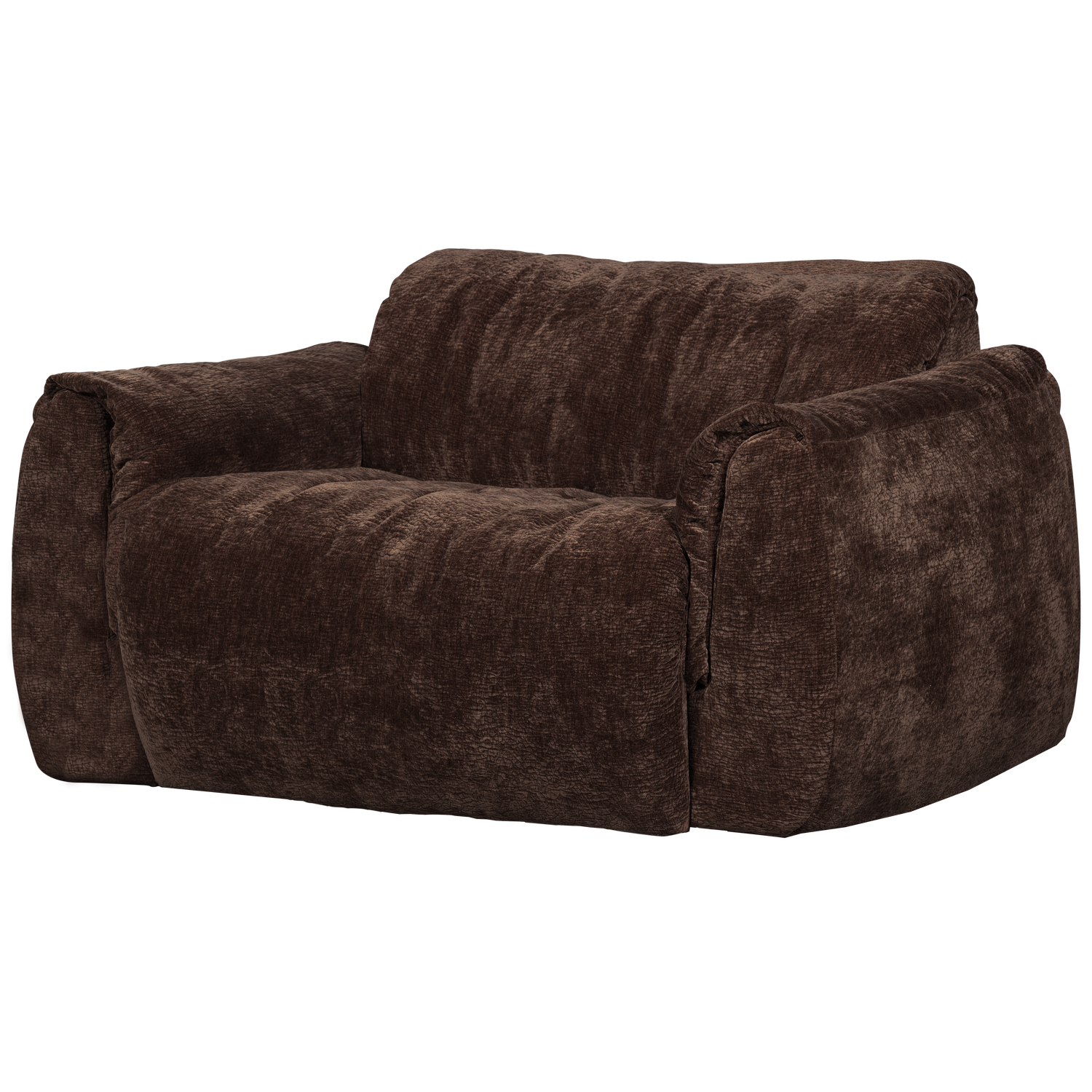 BAGGY LIEGESESSEL 3D CHENILLE DUNKELBRAUN