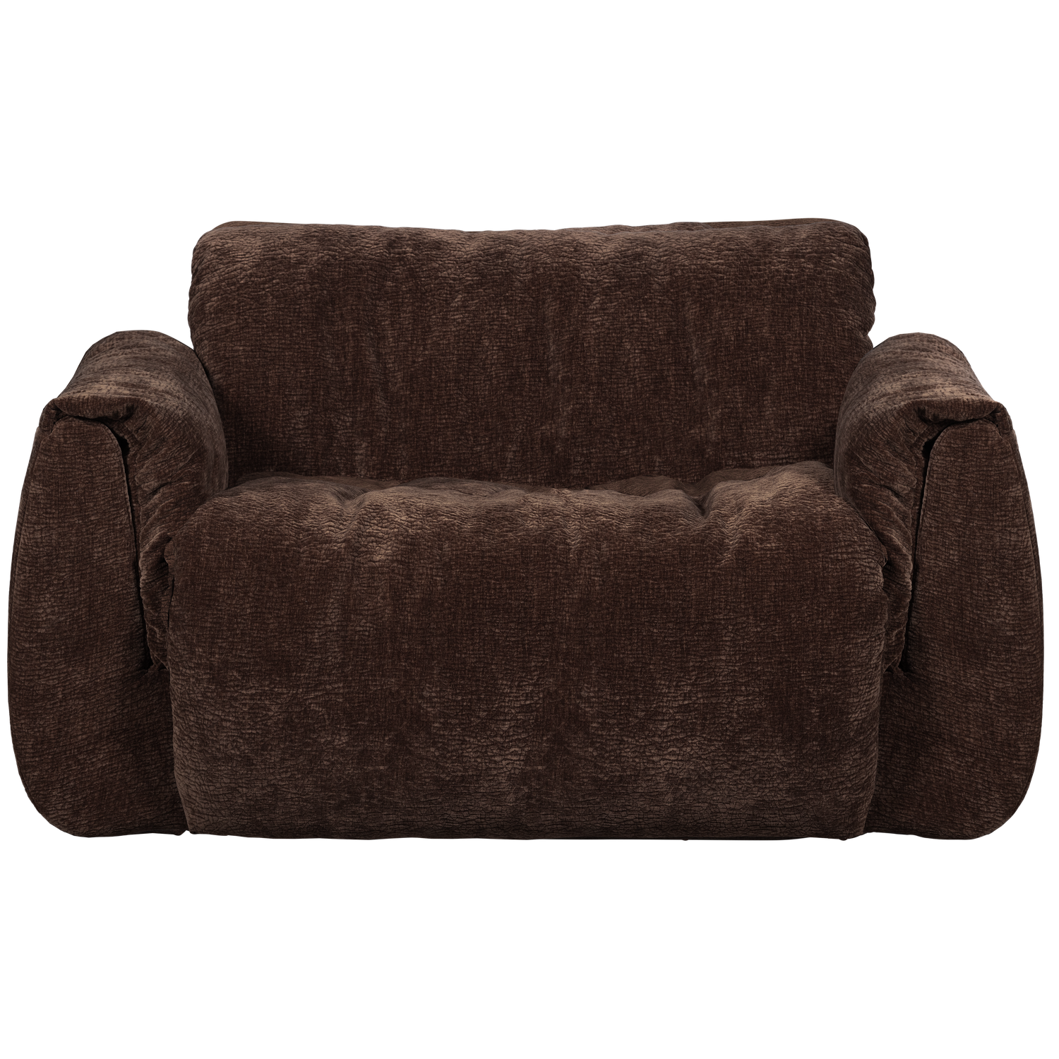 BAGGY LIEGESESSEL 3D CHENILLE DUNKELBRAUN