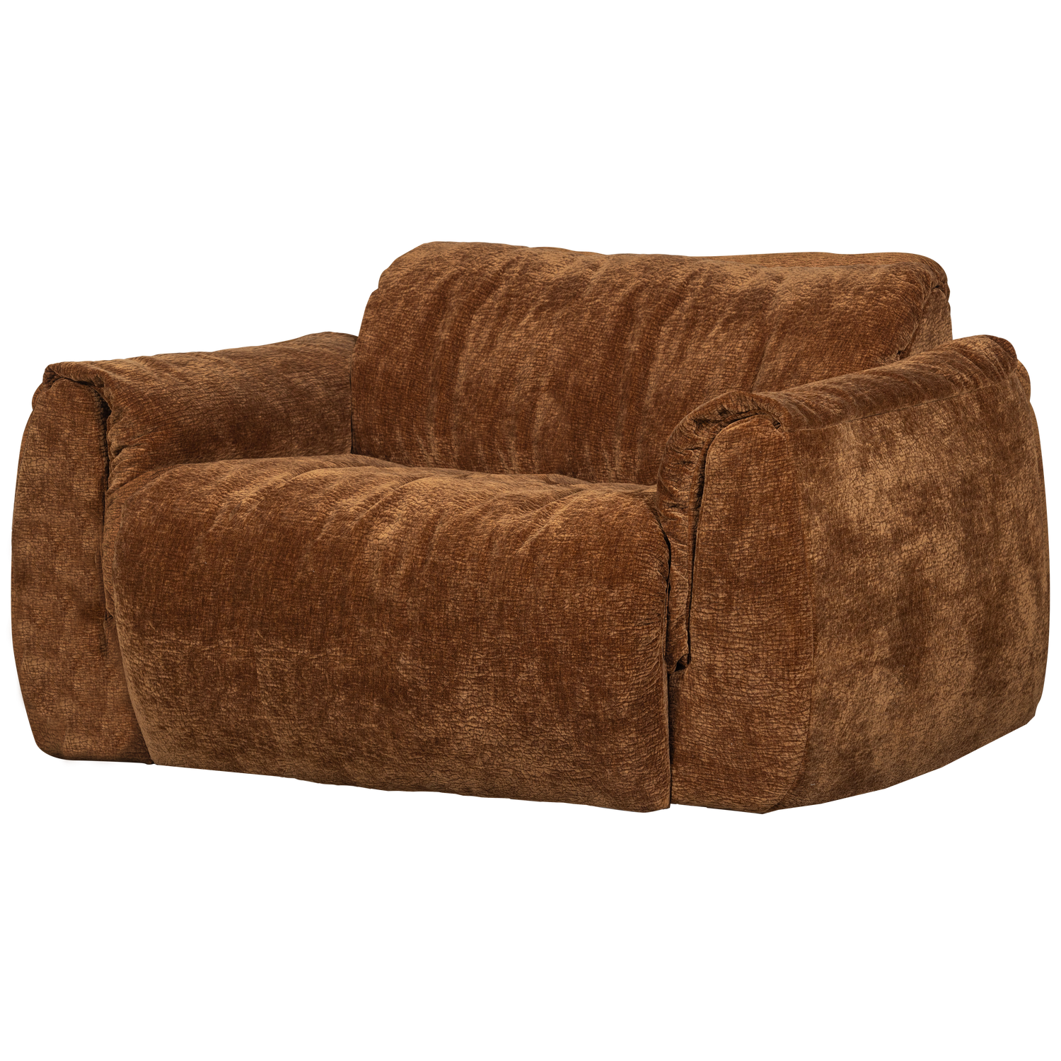 BAGGY LIEGESESSEL 3D CHENILLE MITTELBRAUN