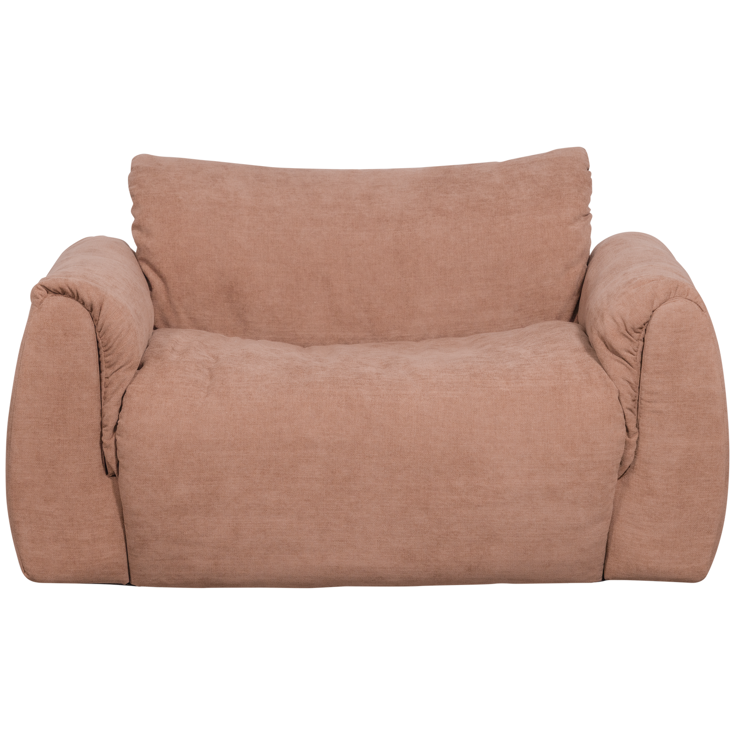 BAGGY LIEGESESSEL GEWEBTE CHENILLE ALTROSA