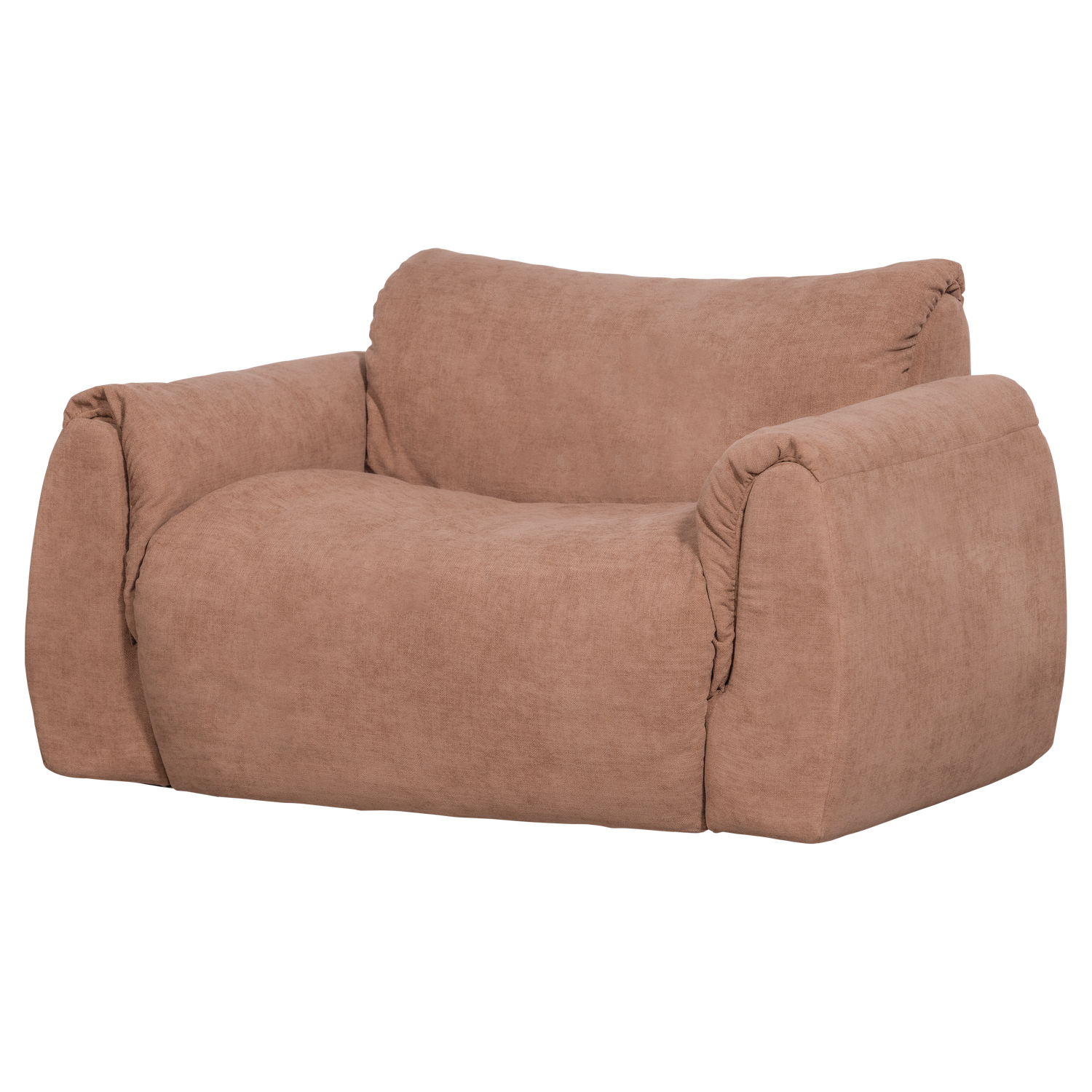 BAGGY LIEGESESSEL GEWEBTE CHENILLE ALTROSA